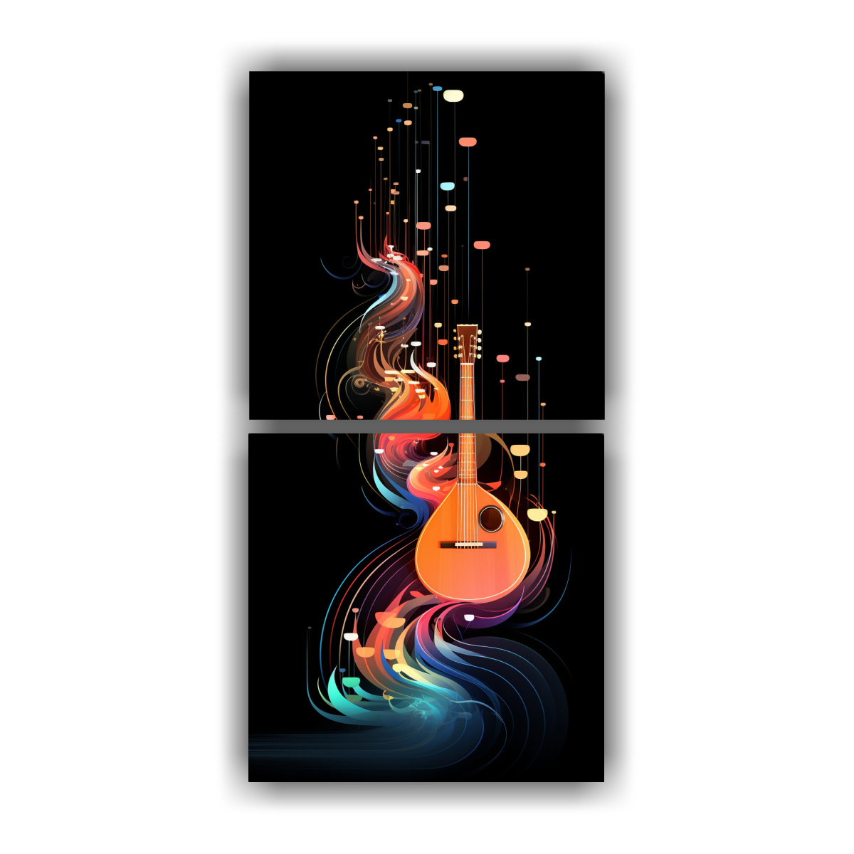 CUADROS DECORATIVOS DE LAS ROMÁNTICAS SERENATAS 70X140 CM - 1
