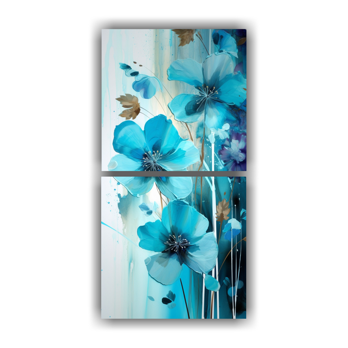 CUADROS DECORATIVOS ESTILO MEDIO BROCHA, ALTA 60X120 CM - 1