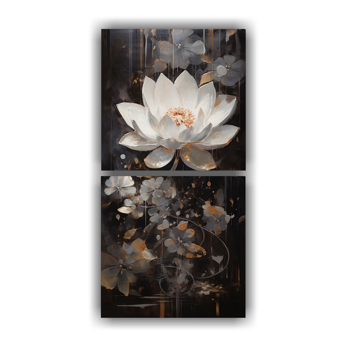 PINTURA EN TELA SUBLIMADA ENIGMATICO ESTILO LOTO 60X120 CM - 1