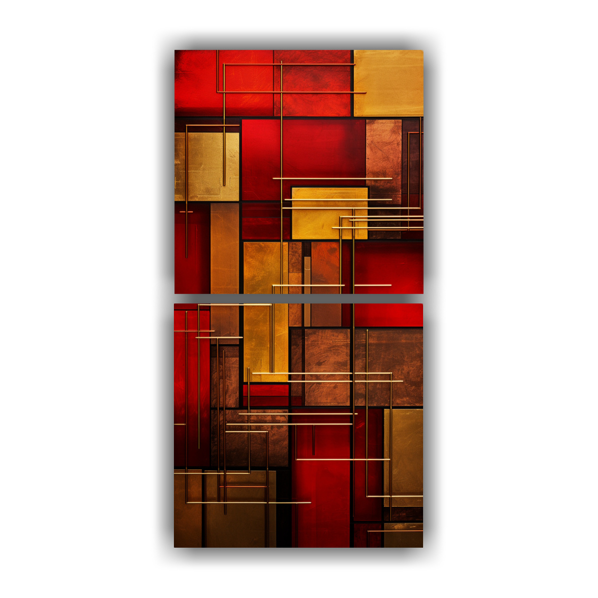 CUADROS URBANOS DE ALTA CALIDAD CON LÍNEAS DE 30X60 CM - 1
