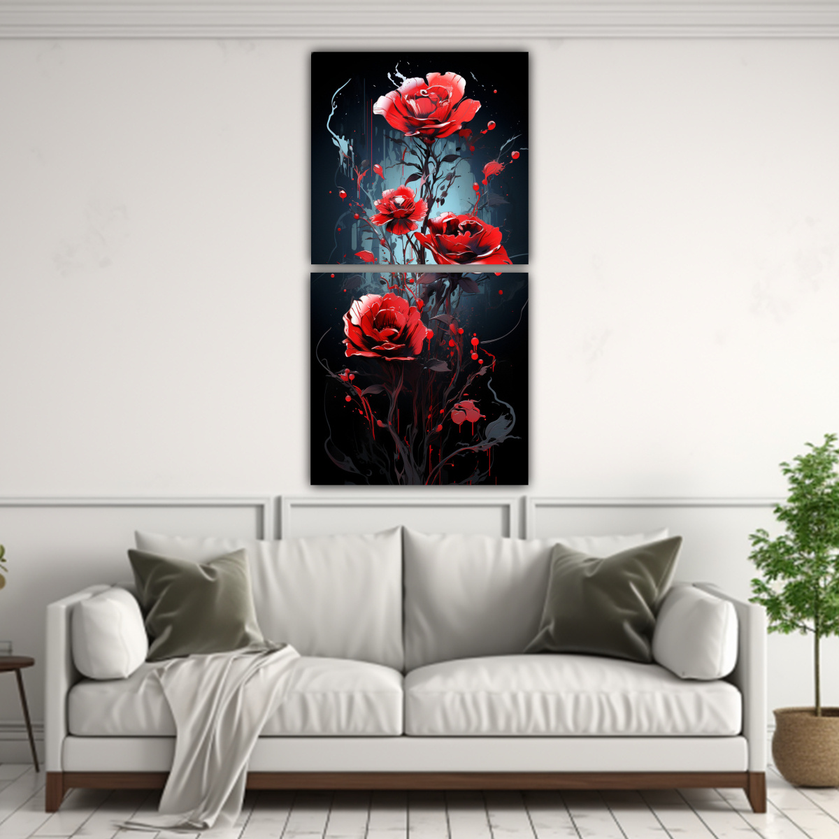 PINTURAS DECORATIVAS DE ALTA CALIDAD CON 30X60 CM - 2