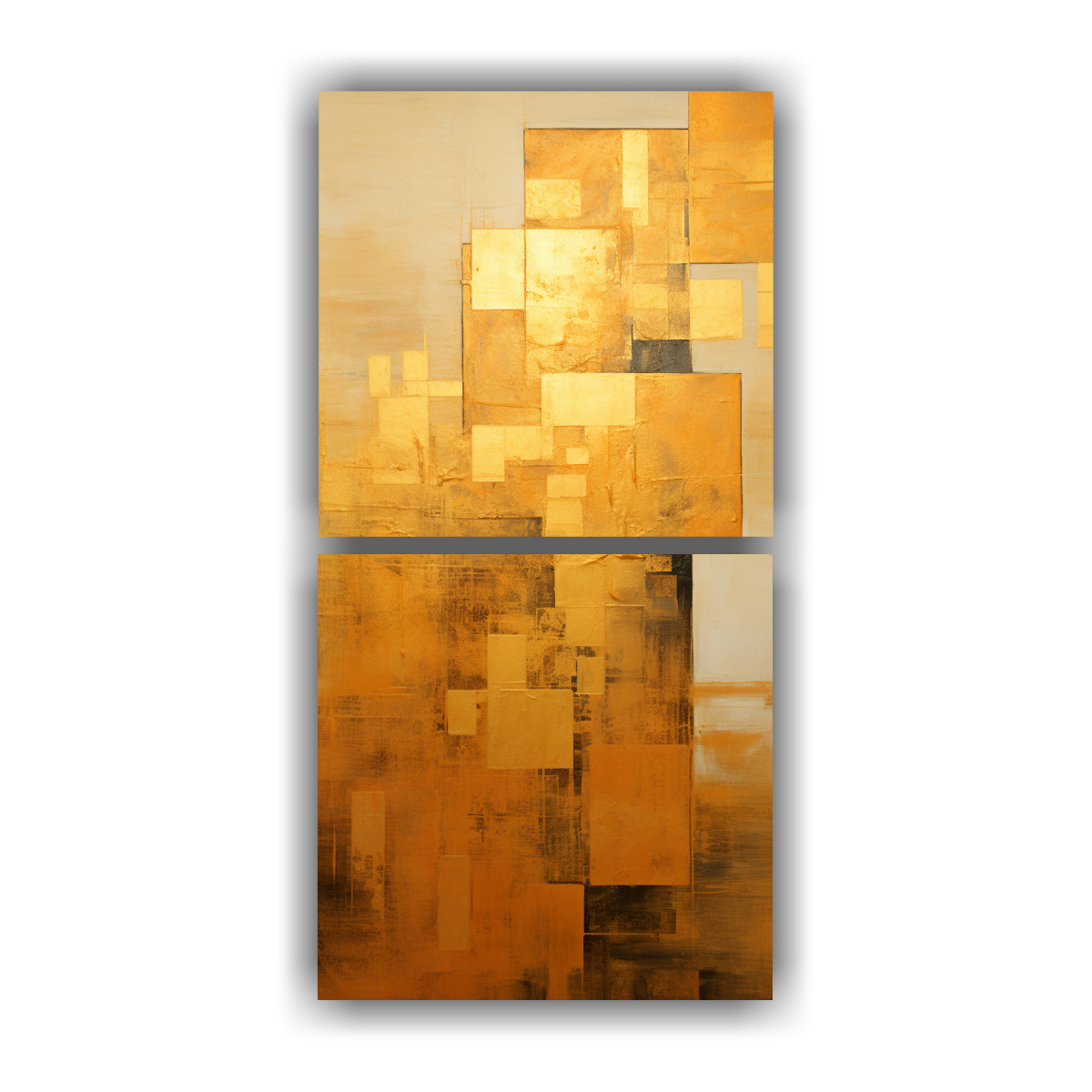 CUADROS DECORATIVOS ÉPOCA DORADOS CON ESTILO 80X160 CM - 1