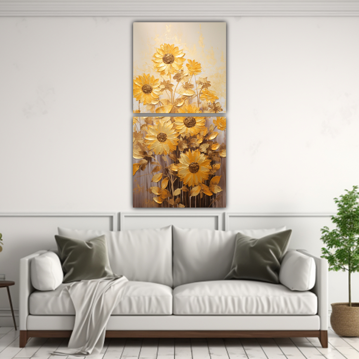 CUADRO DECORATIVO ESPECTACULAR LIVING CON 60X120 CM - 2