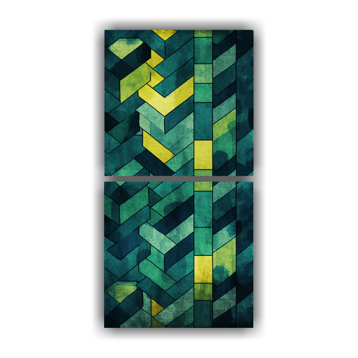 CUADROS ESTILO GALERÍA DE COLORES OPART EN LA 50X100 CM - 1