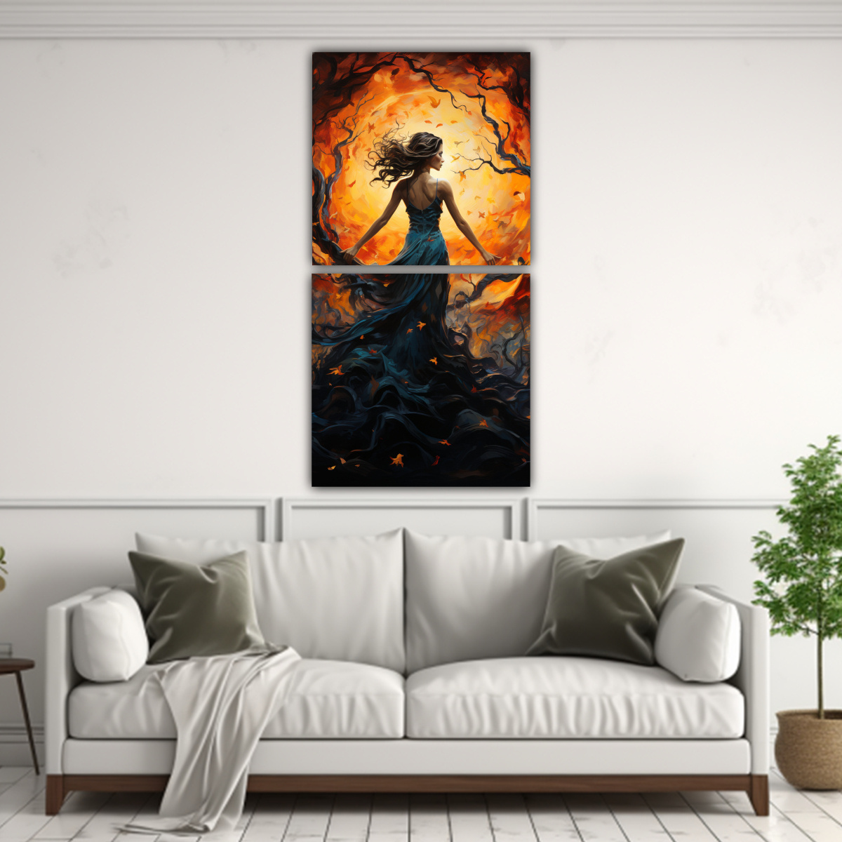 PINTURAS DECORATIVAS DETALLES INTRINCADOS DEL 60X120 CM - 2