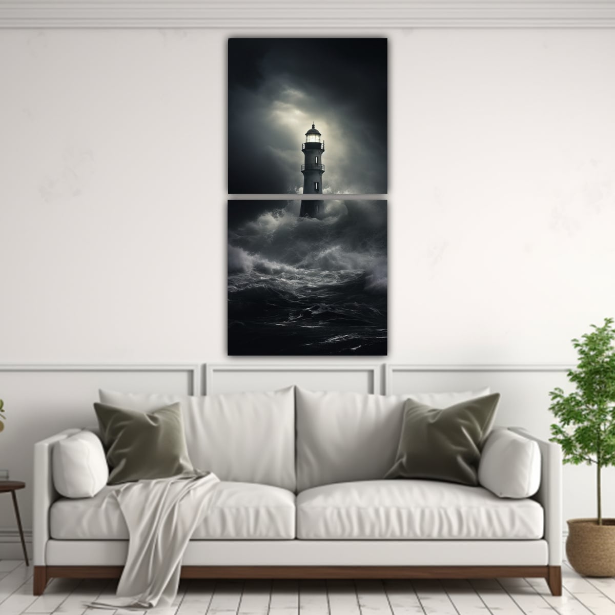 CUADRO DECORATIVO CON AMBIENTE ESPECTACULAR DE LA 70X140 CM - 2