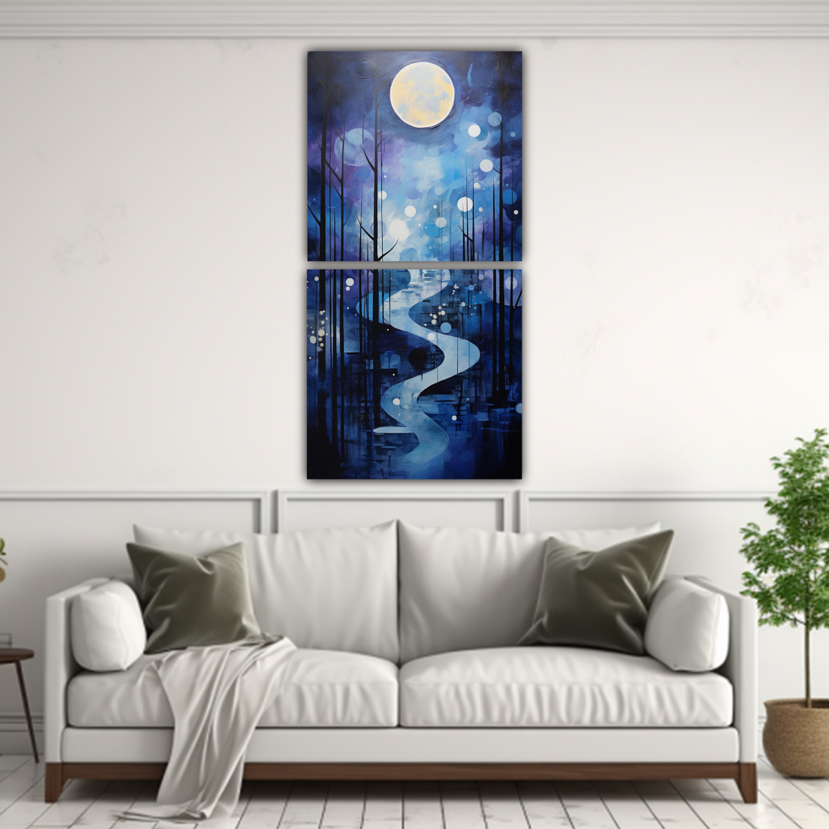 PINTURAS DECORATIVAS: COMPOSICIÓN ENIGMÁTICA 30X60 CM - 2