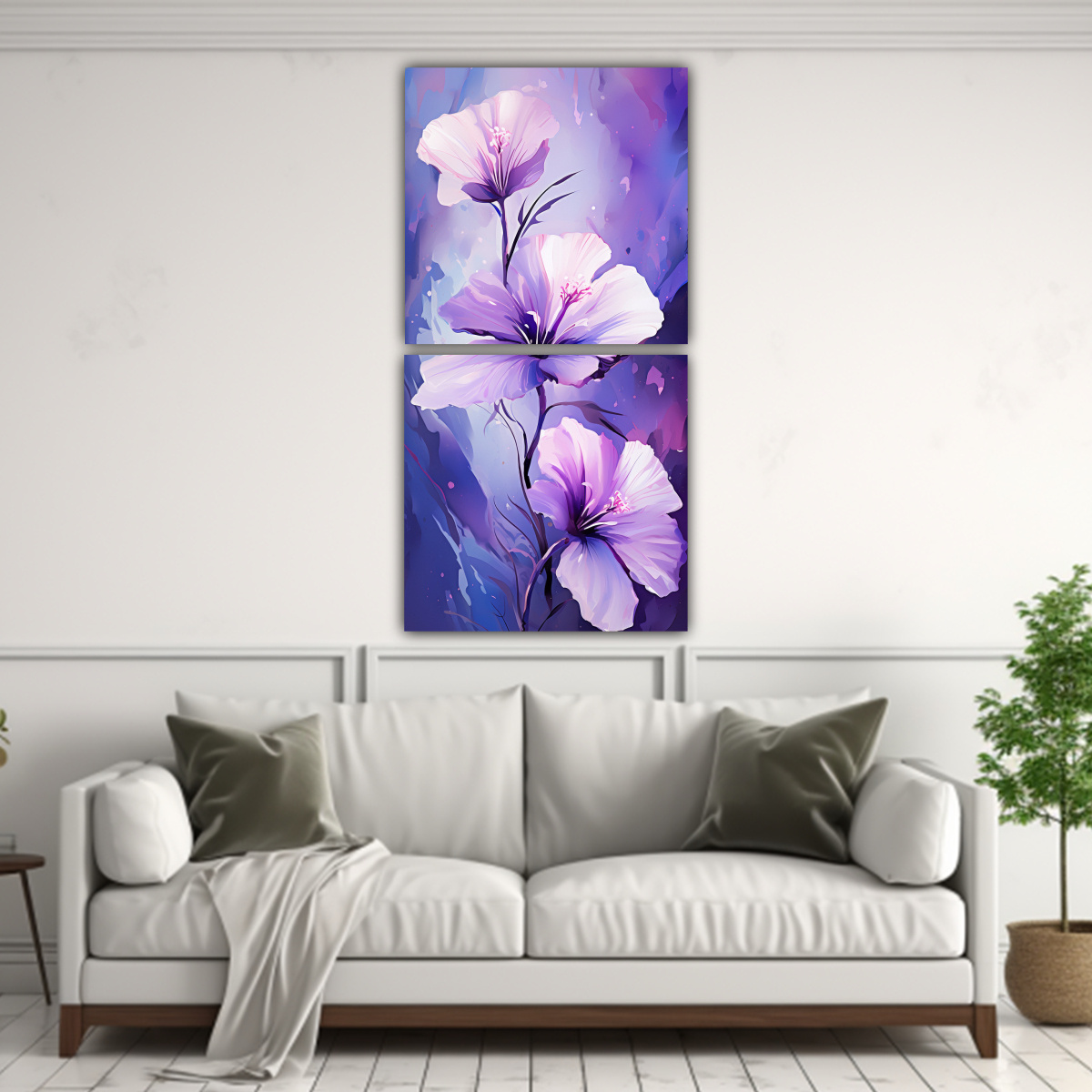 PINTURAS DECORATIVAS ESTILO MEDIO, ATMÓSFERA 70X140 CM - 2