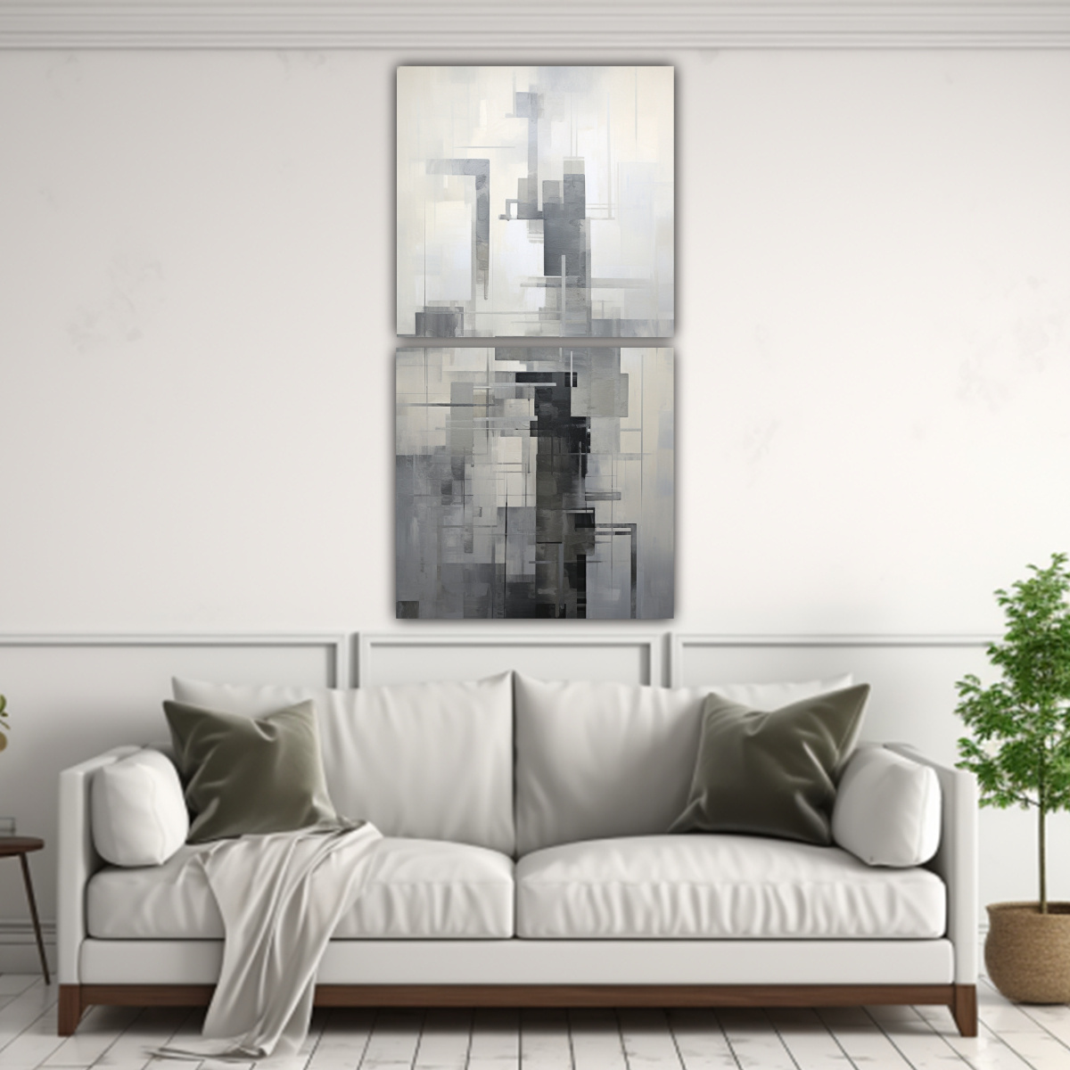 LIENZOS MOVIMIENTO STREET ART: ABSTRACCIÓN 20X40 CM - 2