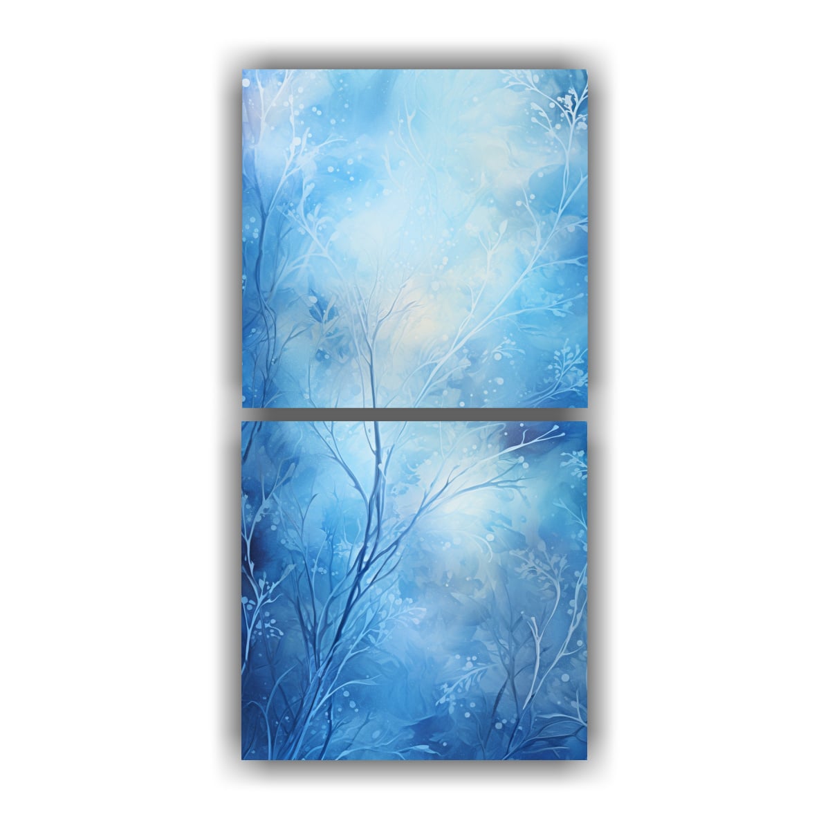 PINTURAS DECORATIVAS DE COMPOSICIONES ABSTRACTAS: 20X40 CM - 1
