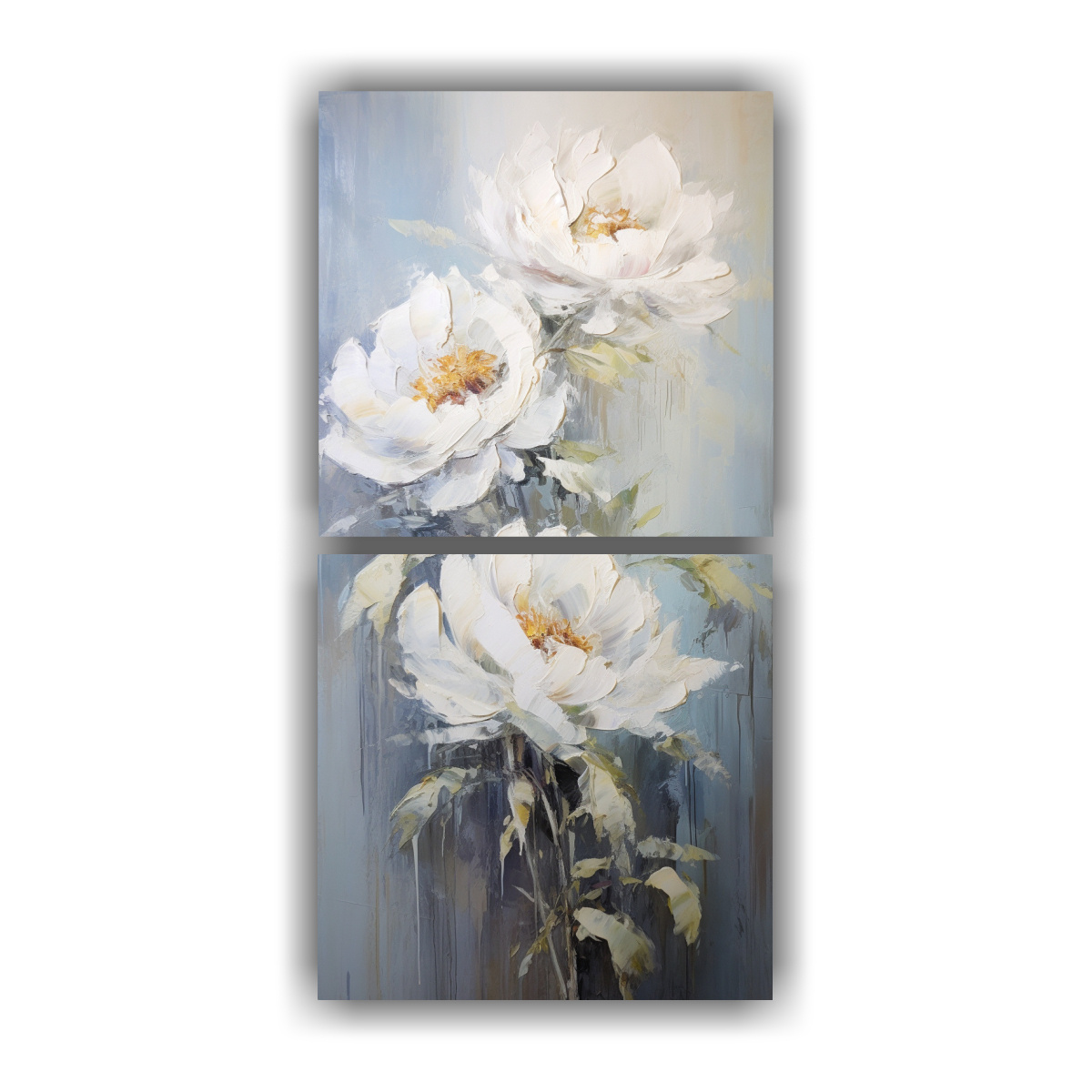 SUBLIMADA PEONIAS EN LIENZO ESTILO DECORACIÓN DE 80X160 CM - 1