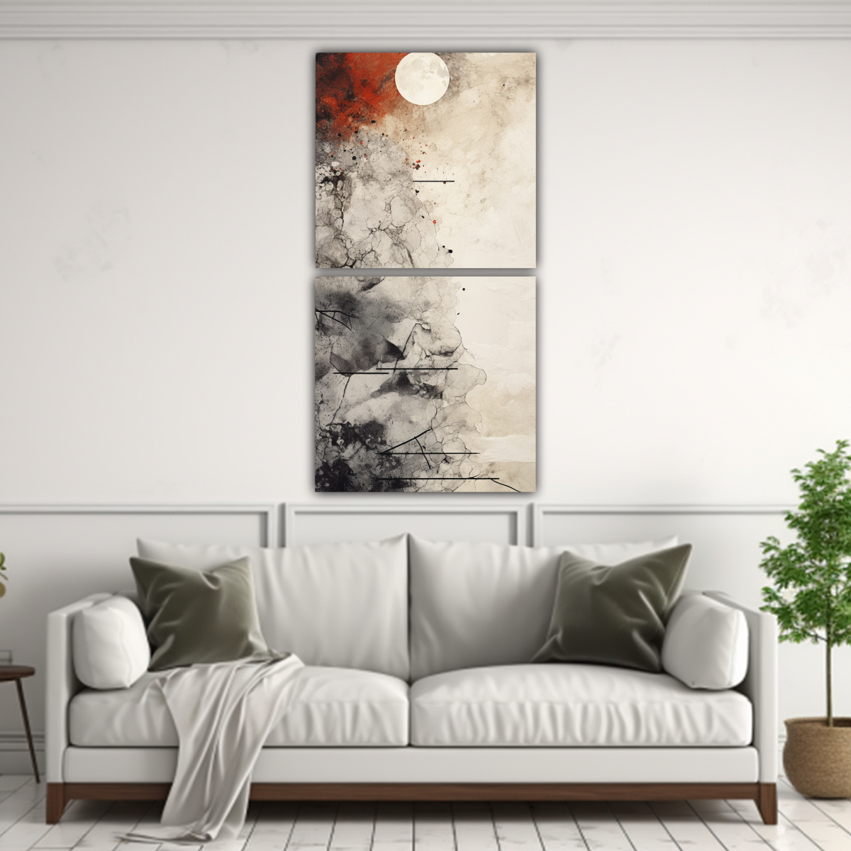 PINTURAS DECORATIVAS CON TEXTURA DE PIEDRA Y 60X120 CM - 2