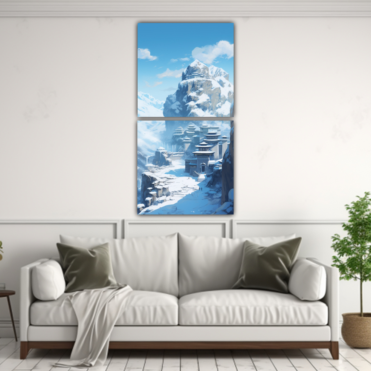 PINTURAS DECORATIVAS DE INSPIRACIÓN BAÑO SERENA 60X120 CM - 2
