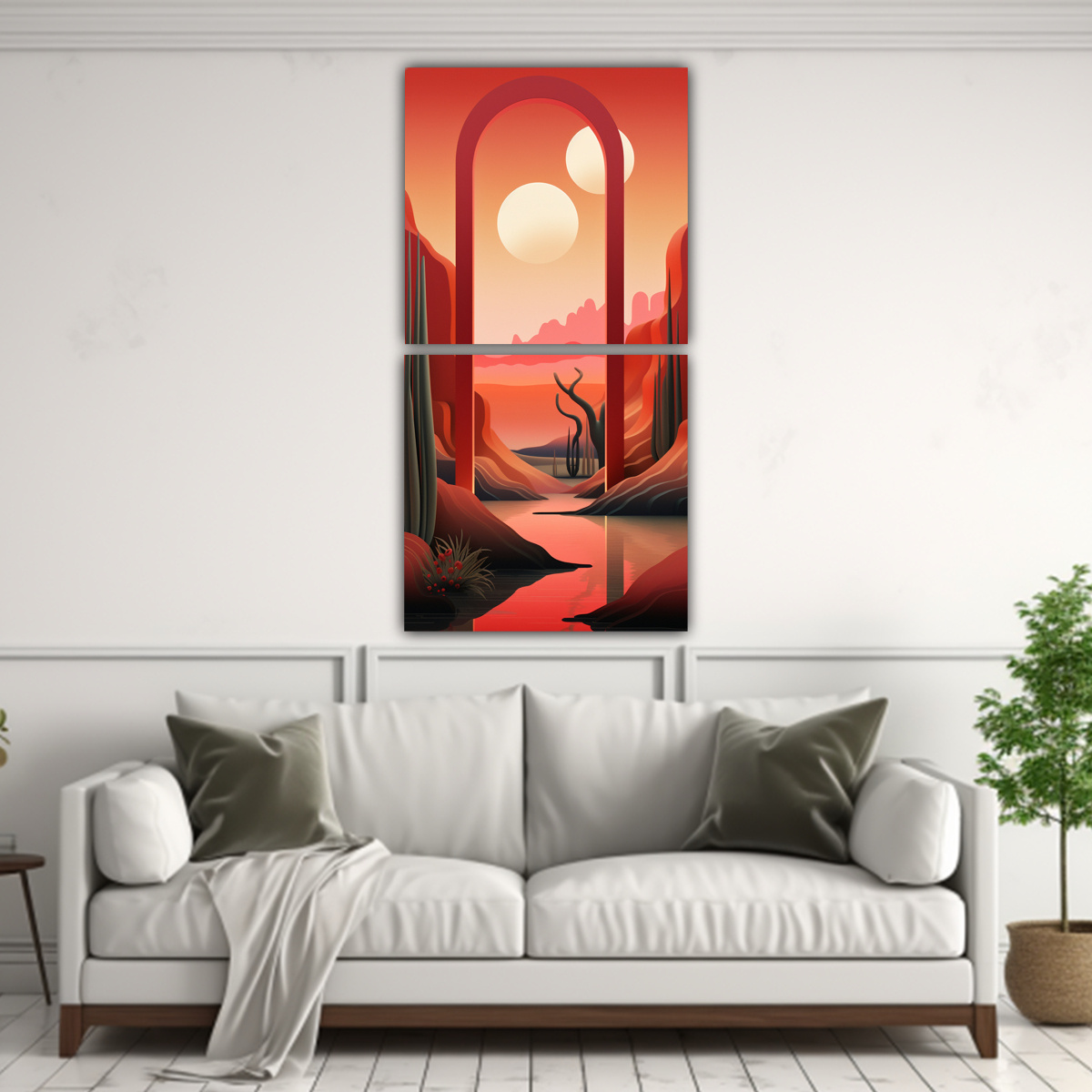 CUADROS INSPIRADORES DE OFICINA CON VIBRACIONES 60X120 CM - 2