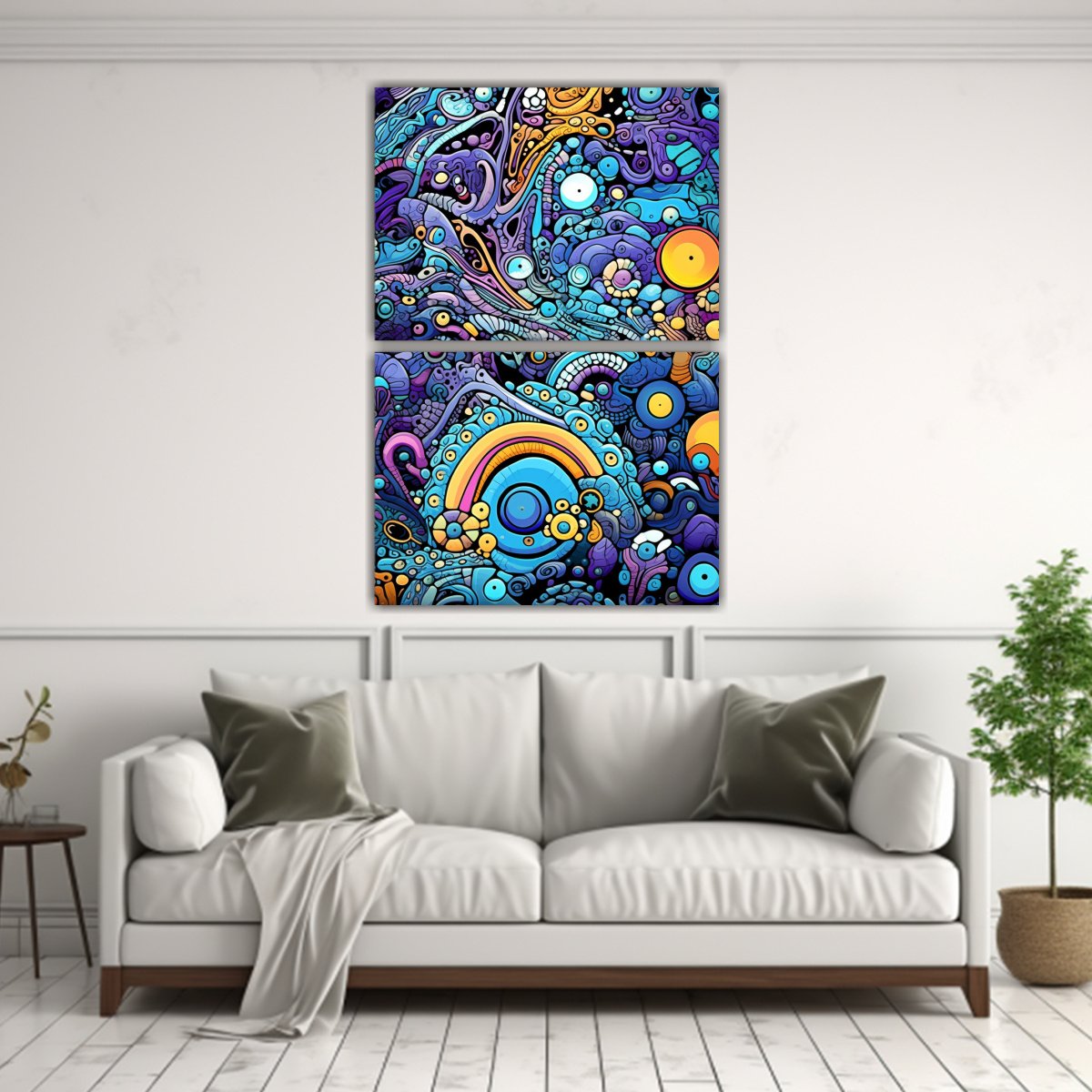 PÁGINAS PARA COLOREAR PARA ADULTOS CON DISEÑOS 120X160 CM - 2