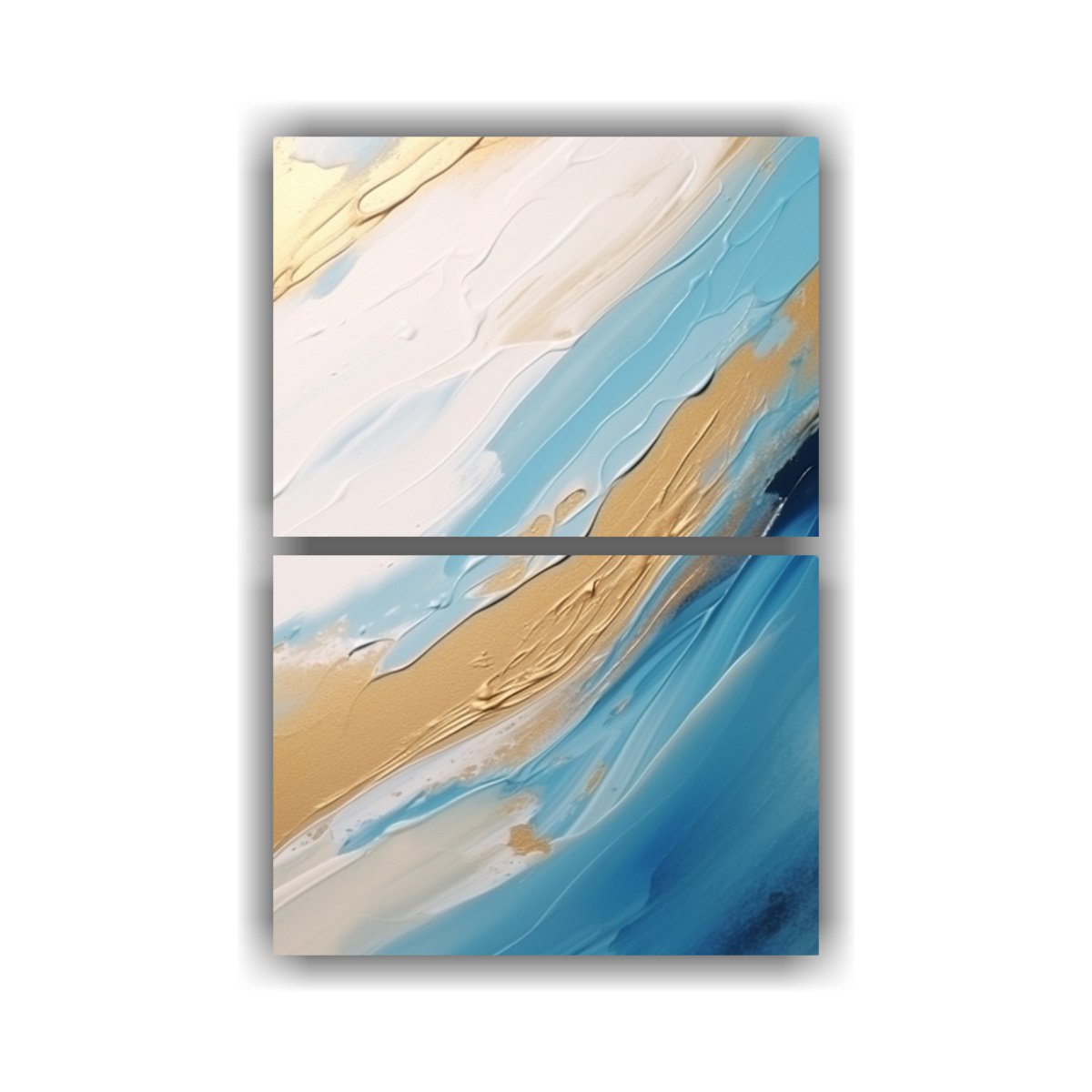 ARMONÍA: ARTE DE PARED ACUARELA, DECORACIÓN 80X120 CM - 1