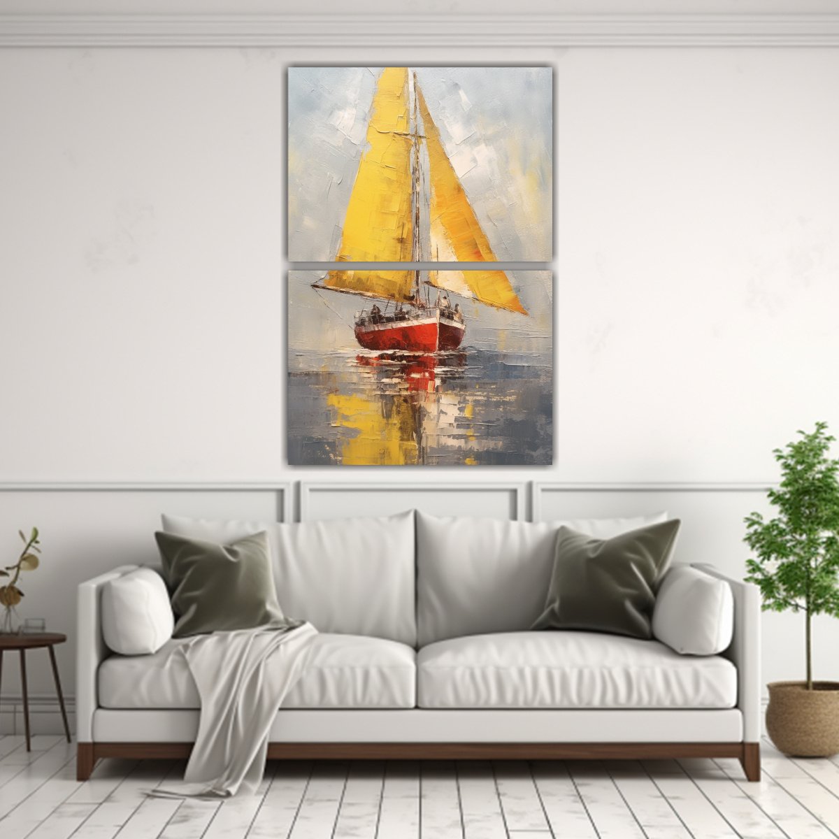 SET 2 LIENZOS DECORACIÓN ADORABLE CUADRO THANH 120X160 CM - 2