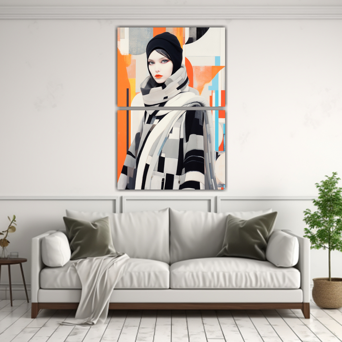CONJUNTO 2 LIENZOS FINAS LÍNEAS ELEGANTE FUSIÓN 75X100 CM - 2