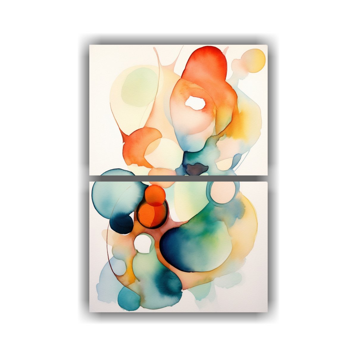 PINTURAS DECORATIVAS DE LÍNEAS FINAS Y FIGURAS 75X100 CM - 1