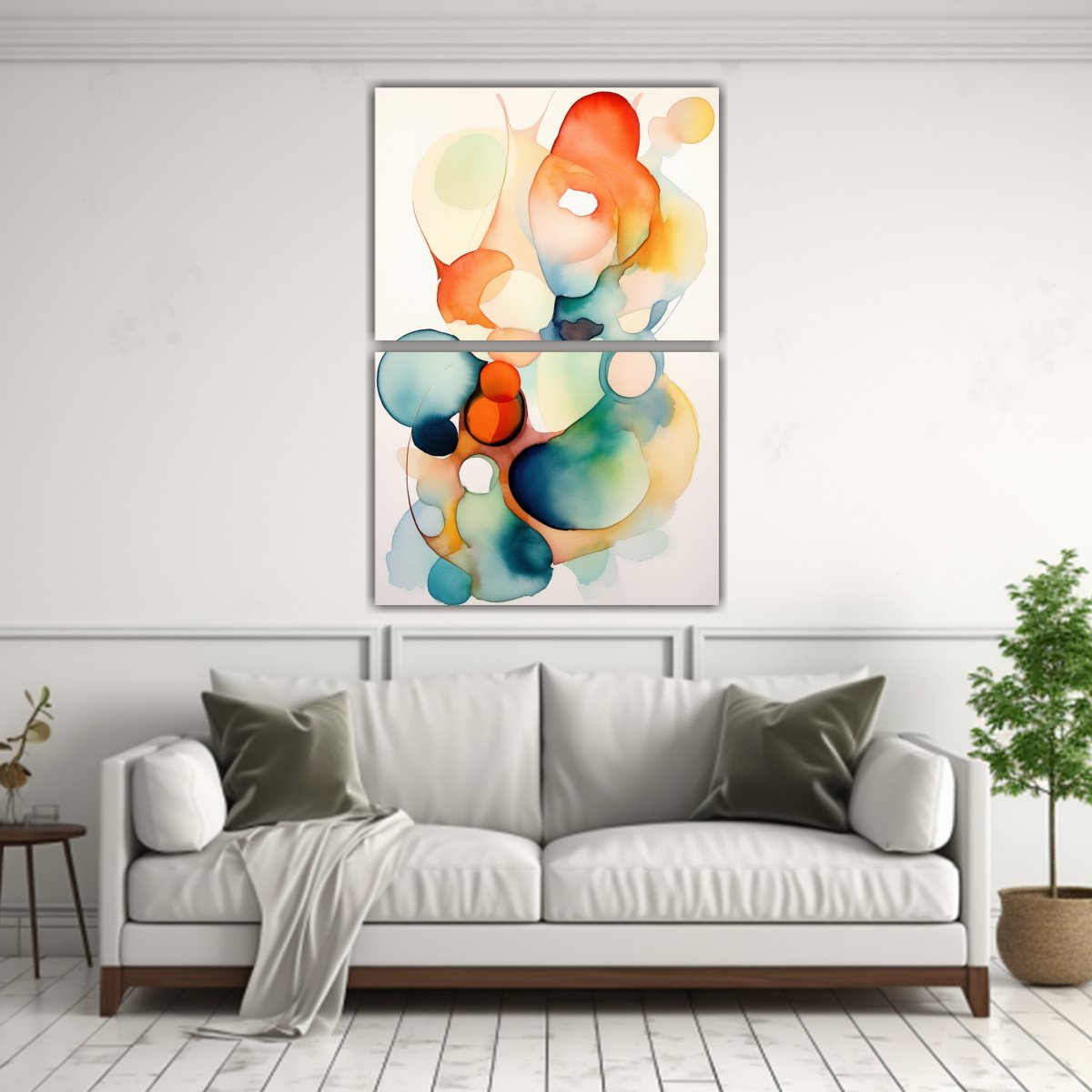 PINTURAS DECORATIVAS DE LÍNEAS FINAS Y FIGURAS 75X100 CM - 2