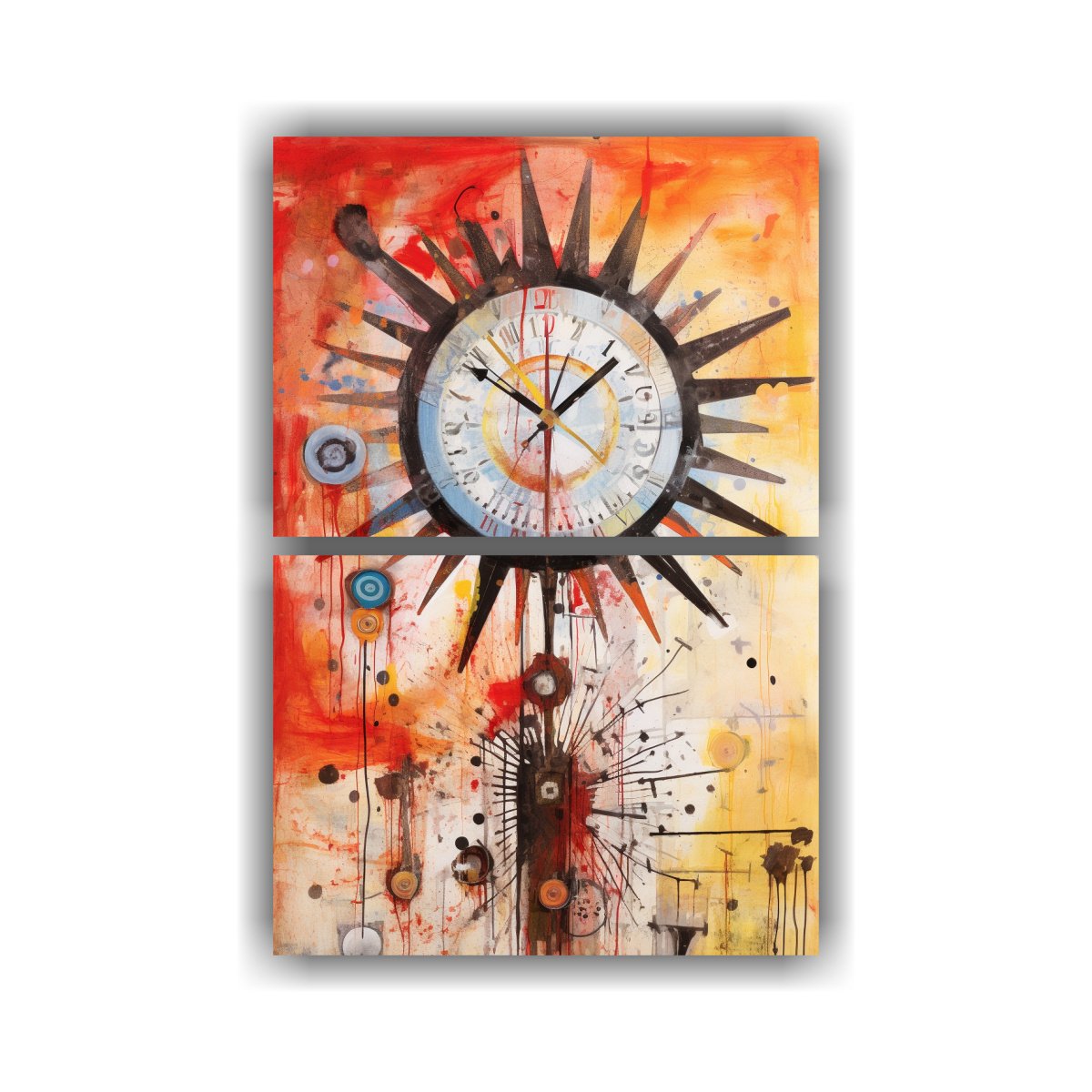 CUADROS INSPIRACIÓN COLORES VIBRANTES FRAGILE 30X40 CM - 1