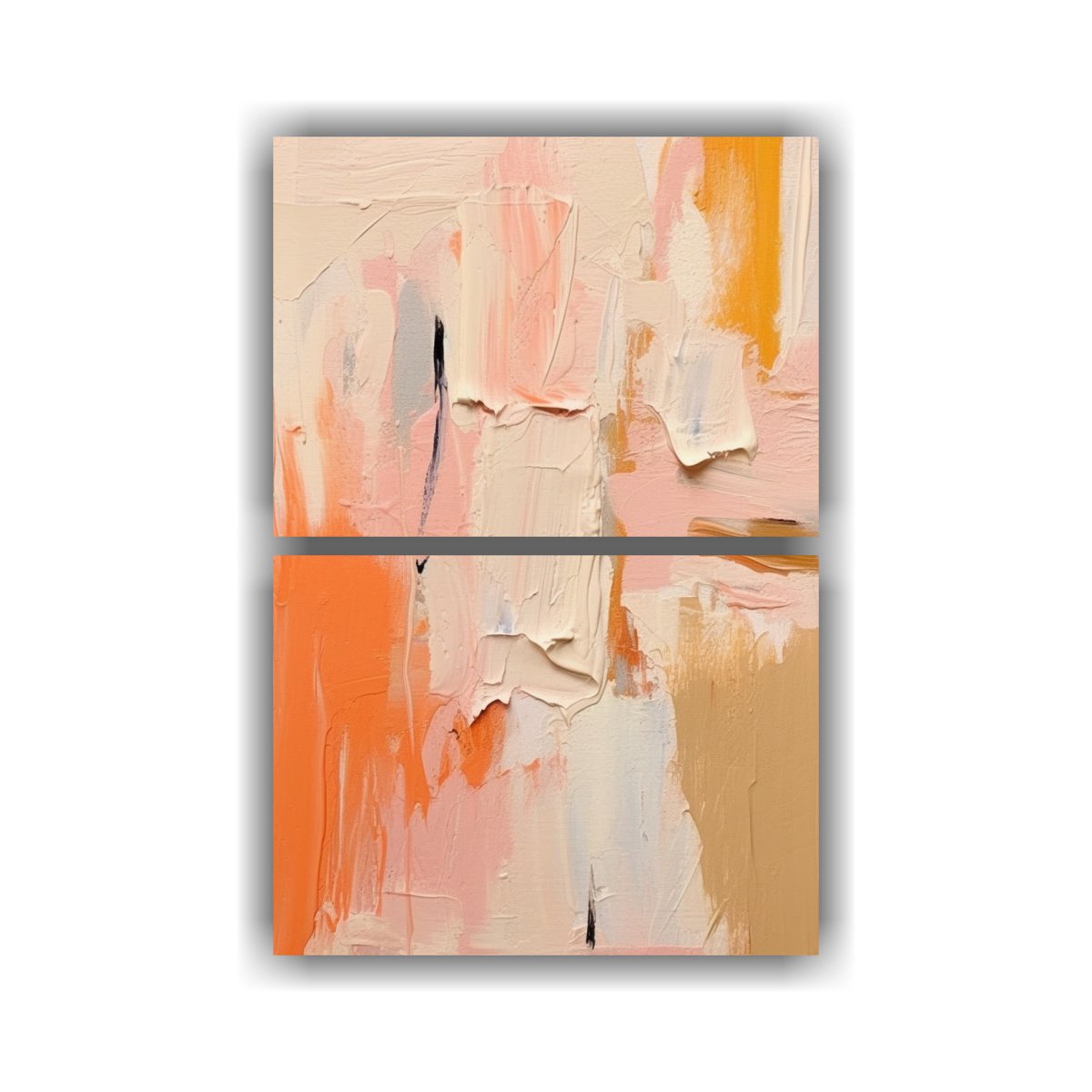 CUADRO CREATIVO INSPIRADO EN HELEN FRANKENTHALER, 80X120 CM - 1