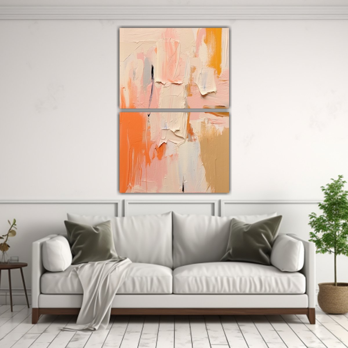 CUADRO CREATIVO INSPIRADO EN HELEN FRANKENTHALER, 80X120 CM - 2