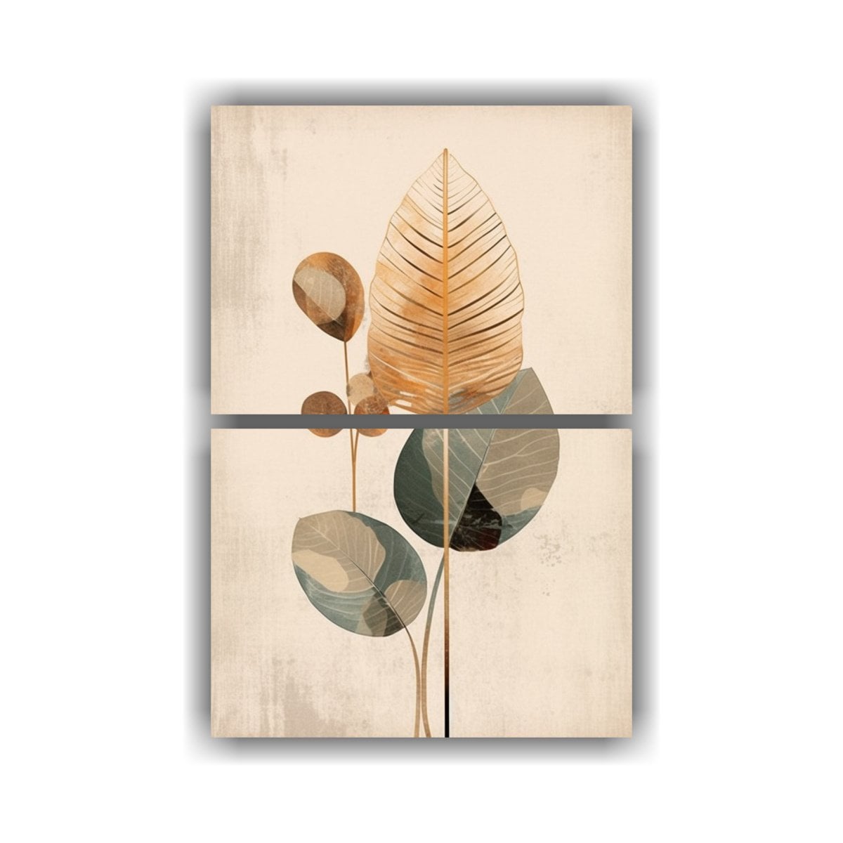 CUADROS VINTAGE DE ESTILO MODERNO, NEUTRO Y 40X60 CM - 1