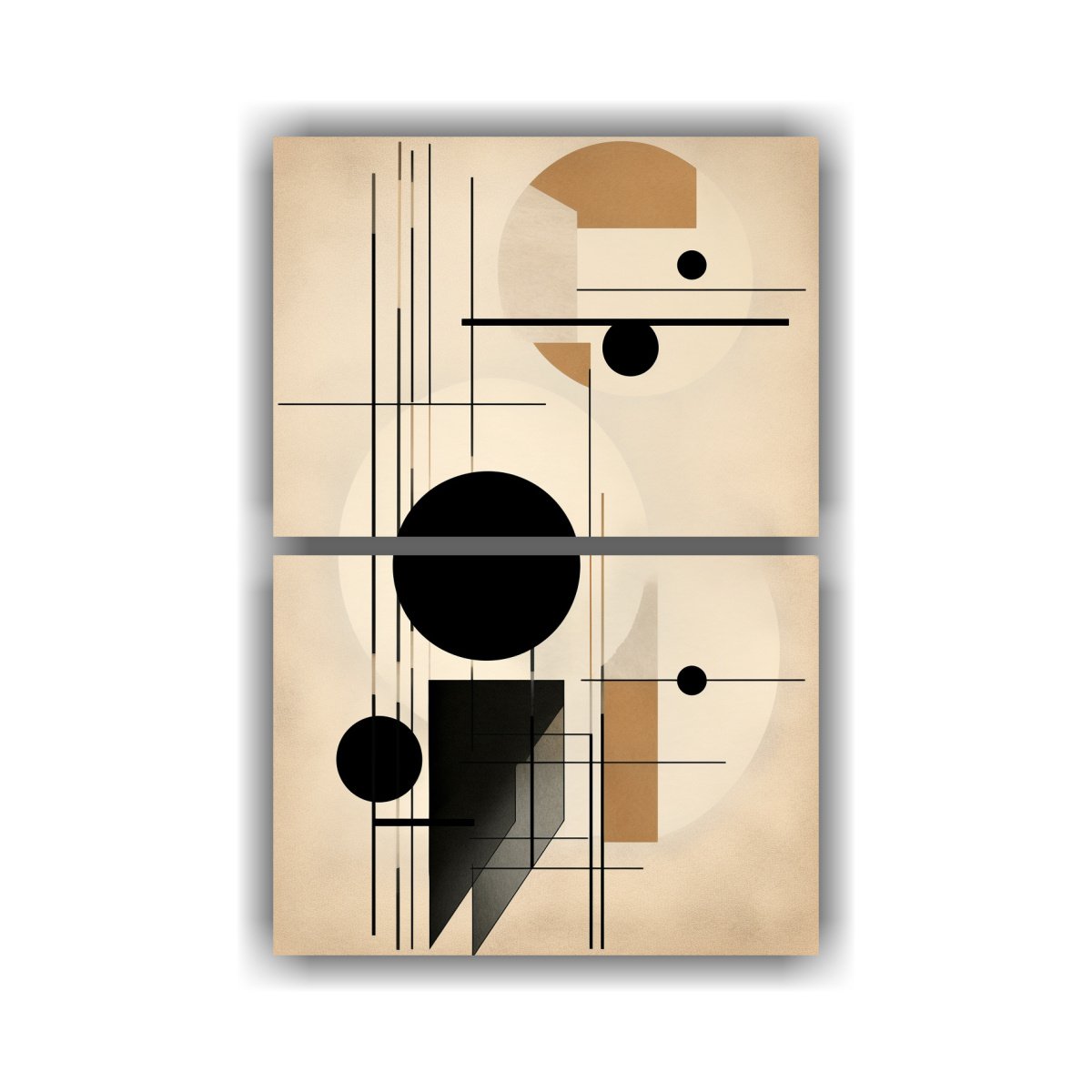 PINTURAS DE PARED MODERNAS EN BLANCO Y NEGRO CON 30X40 CM - 1