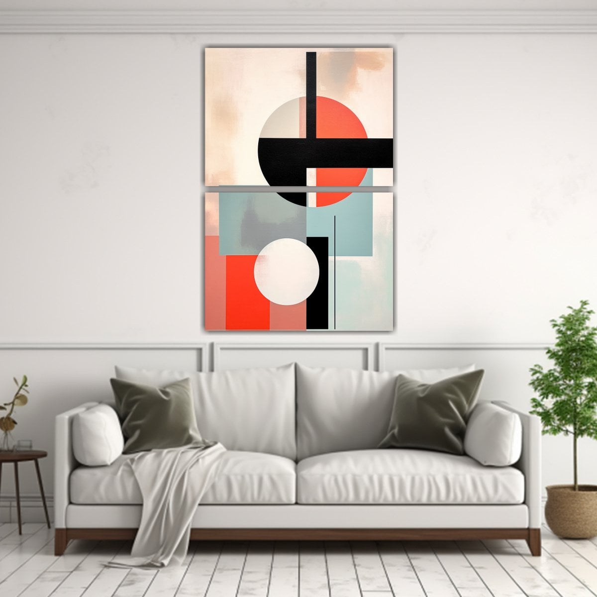 ARTE MODERNO DE IMPACTO VISUAL EN ESTILO 60X80 CM - 2