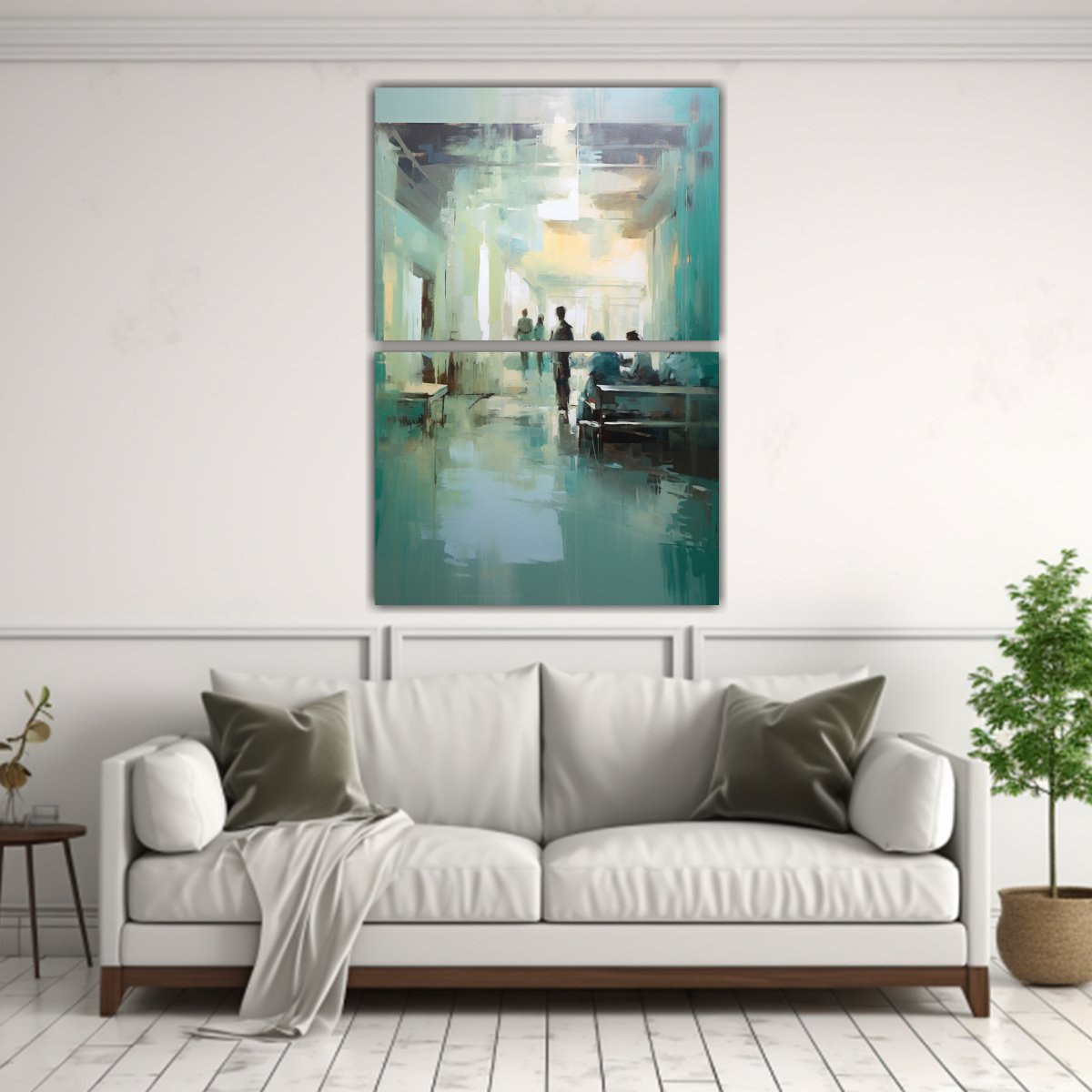 PINTURA JUVENIL ESTILO STANLEY BOXER, ARTE DE 80X120 CM - 2