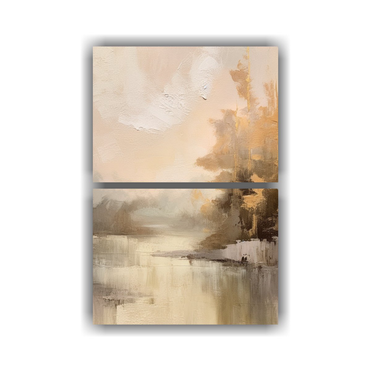 CUADRO PATRON INTENSO IMPACTANTE PAISAJE 30X40 CM - 1