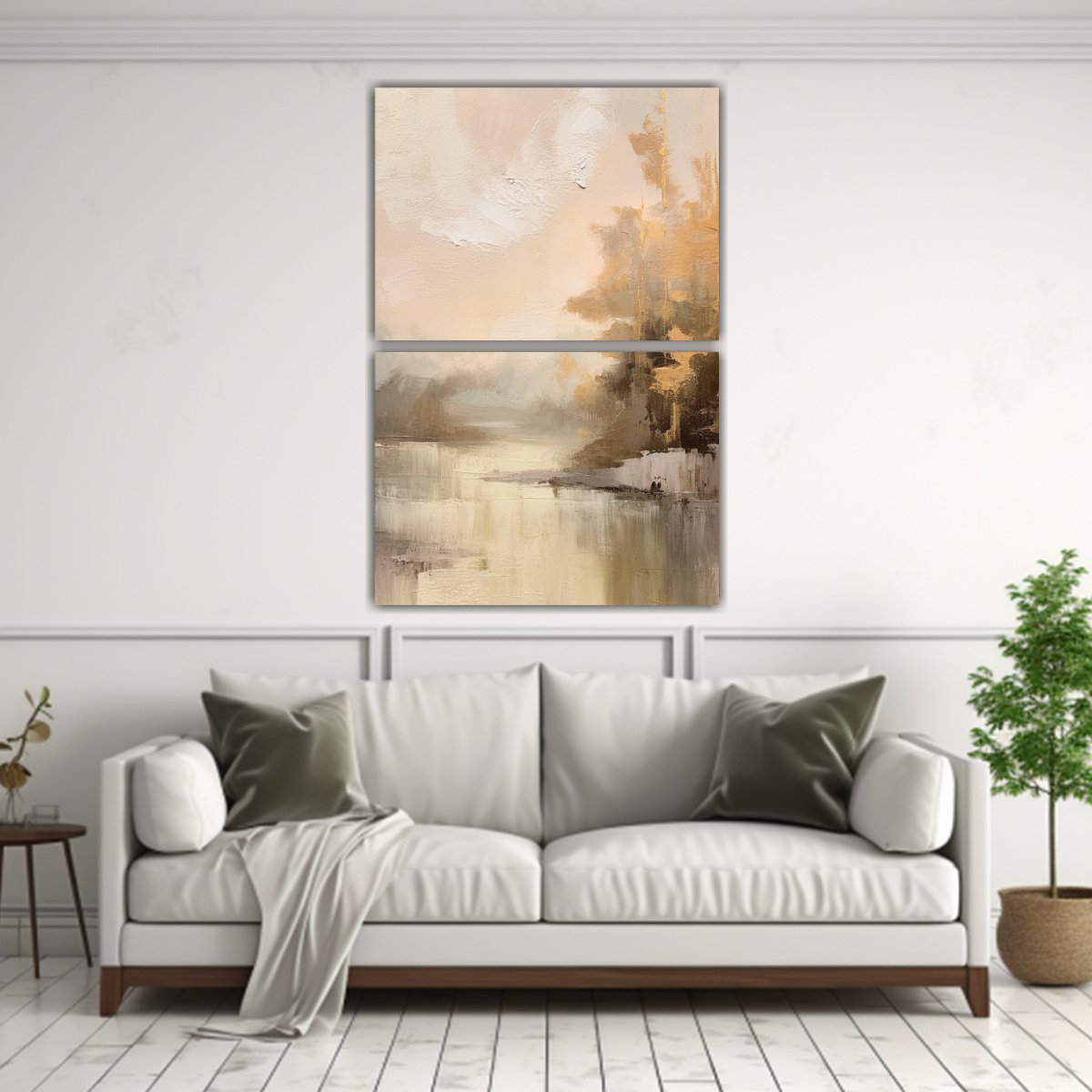 CUADRO PATRON INTENSO IMPACTANTE PAISAJE 30X40 CM - 2