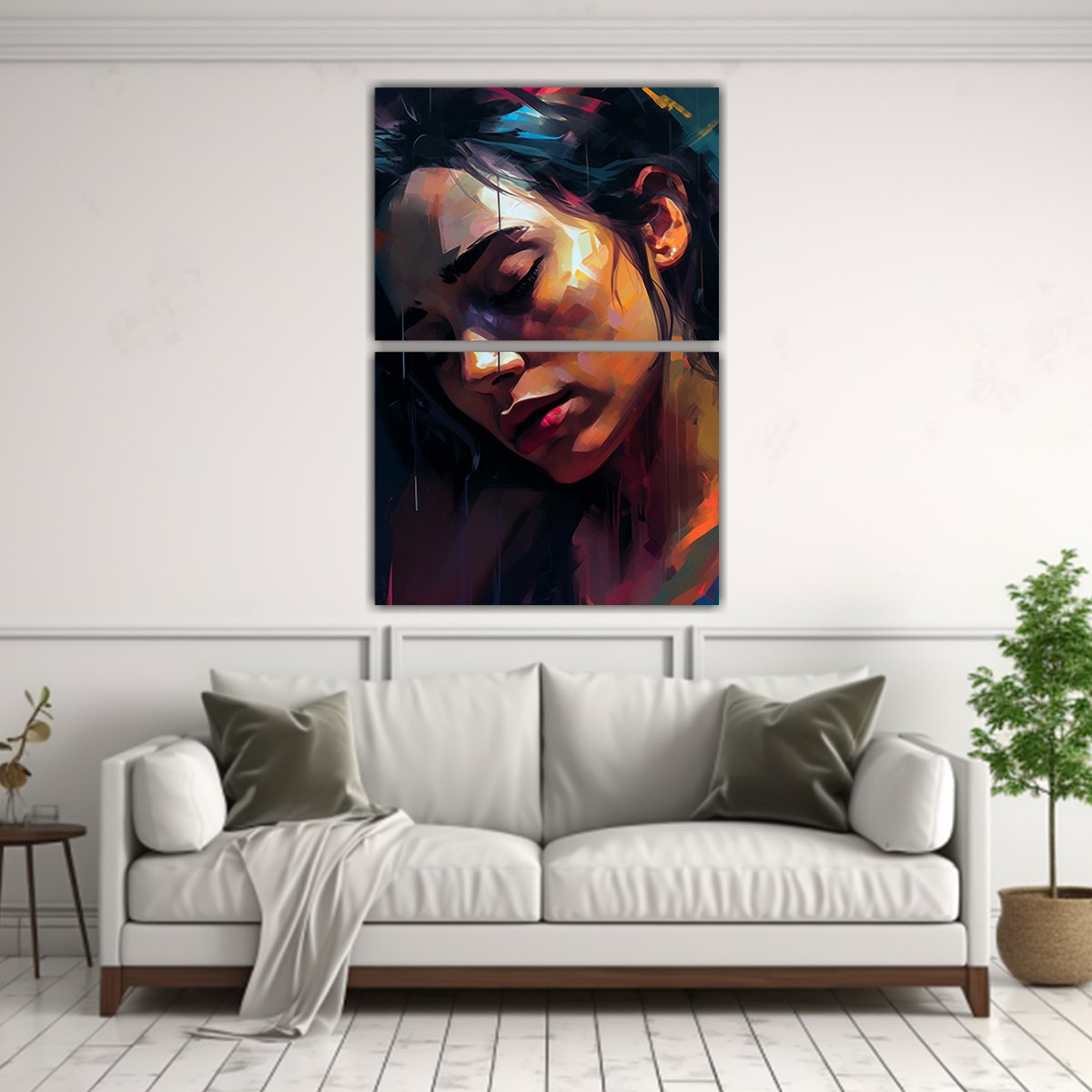 PINTURAS DECORATIVAS DE ALTA CALIDAD PARA NIÑOS, 120X160 CM - 2