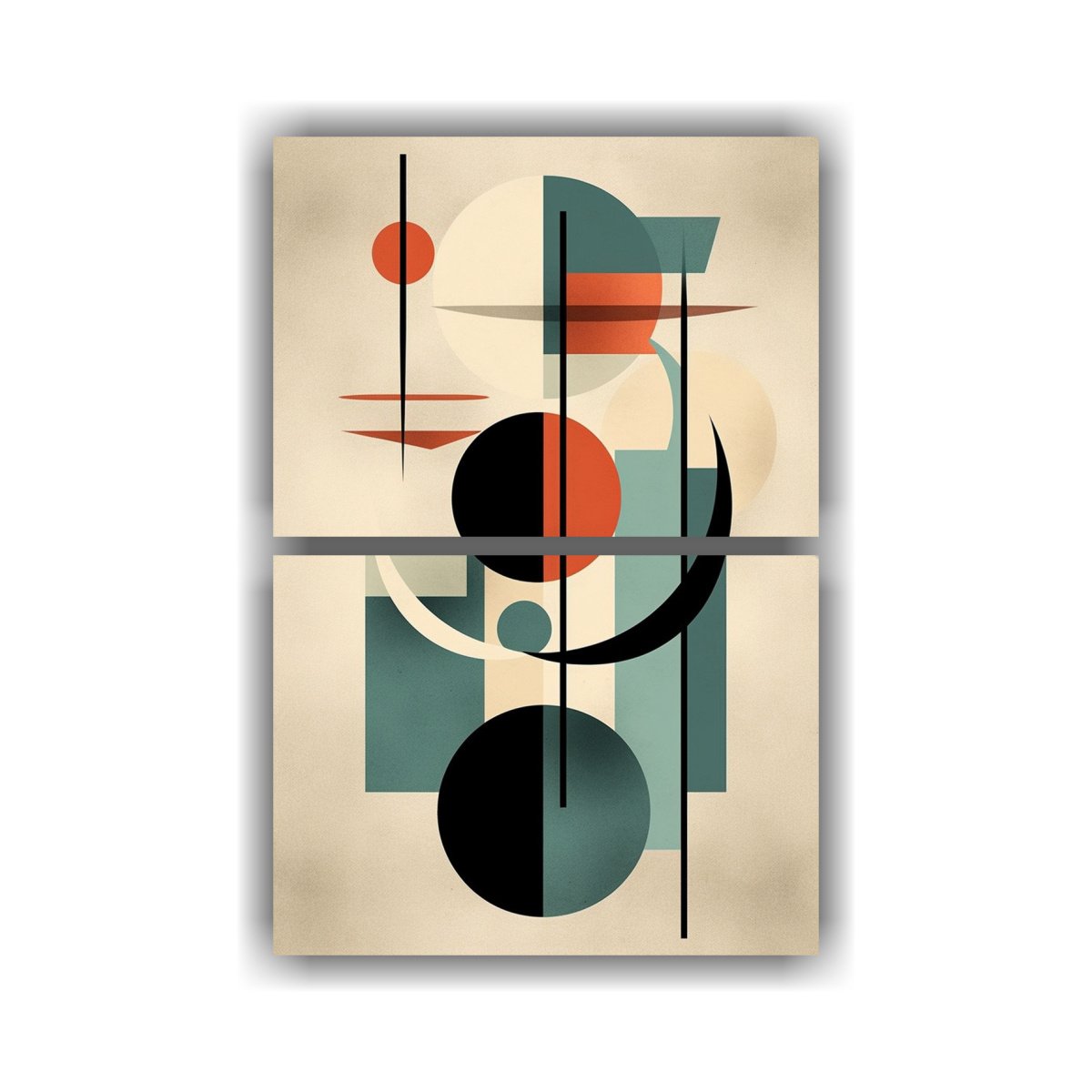 PINTURA ABSTRACTA CONTEMPORÁNEA EN FORMATO DE 30X40 CM - 1