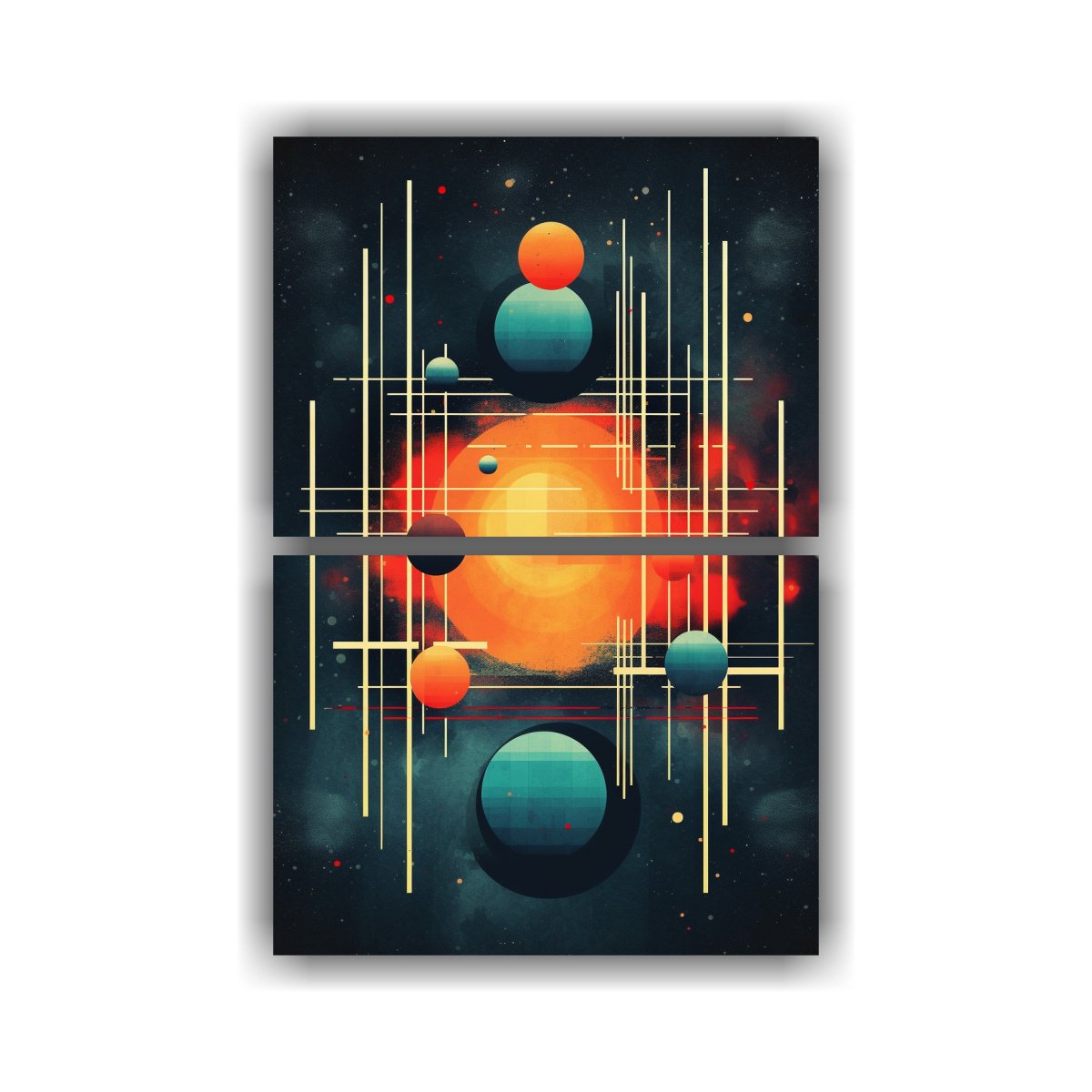 PINTURAS DE DECORACIÓN CLÁSICAS Y RETRO CON 40X60 CM - 1