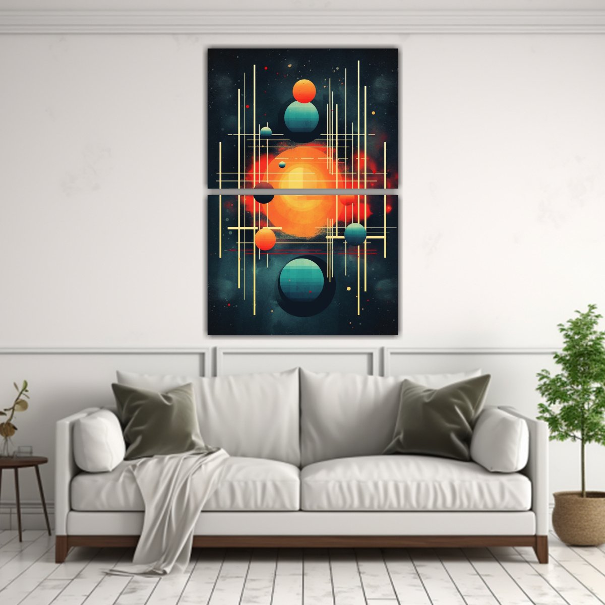 PINTURAS DE DECORACIÓN CLÁSICAS Y RETRO CON 40X60 CM - 2