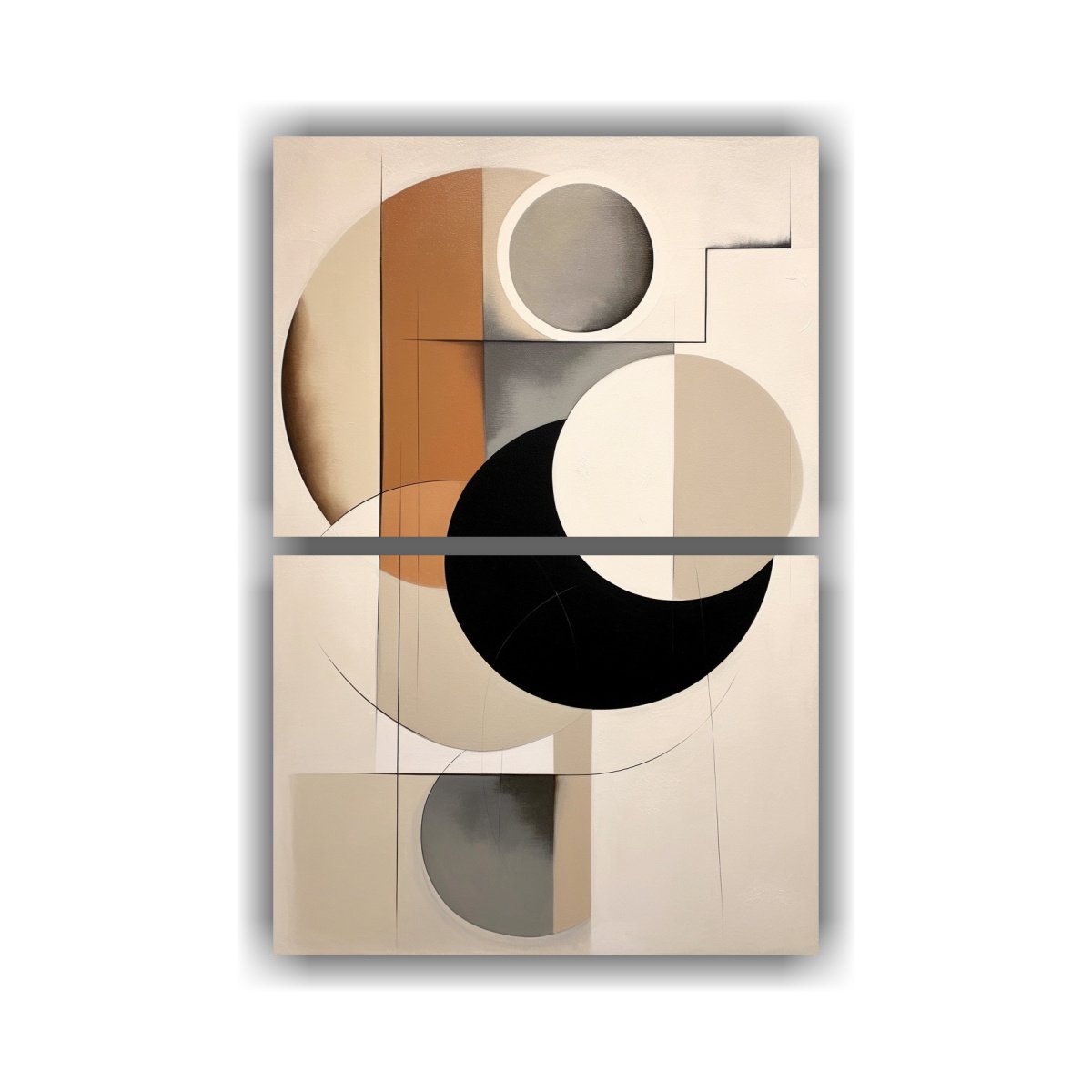 CUADROS TELA SUBLIMADA MINIMALISMO ABSTRACTO CON 75X100 CM - 1