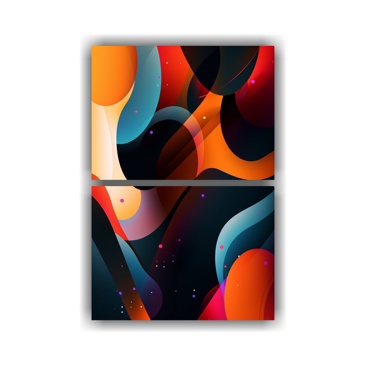 FONDO DE PANTALLA MÓVIL ABSTRACTO CON FORMAS 45X60 CM - 1