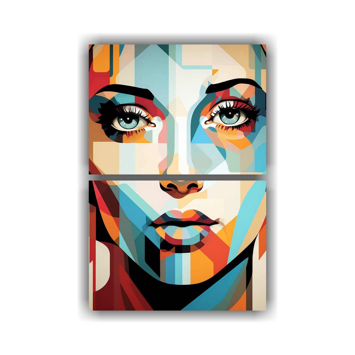 PINTURAS ABSTRACTAS MODERNAS RESISTENTES CON 45X60 CM - 1