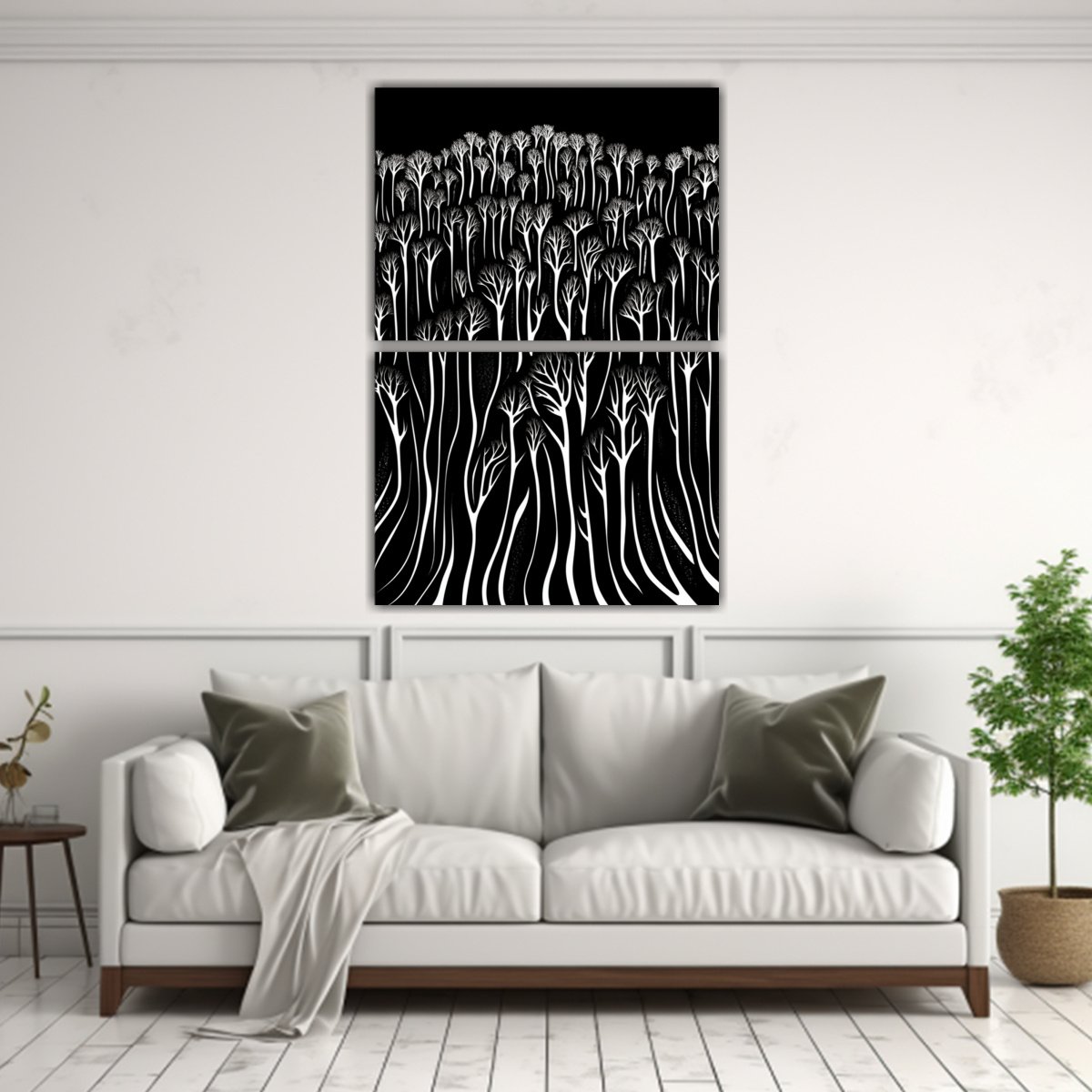 DOS LIENZOS DE TELA SUBLIMADA ORIGINAL PARA 75X100 CM - 2