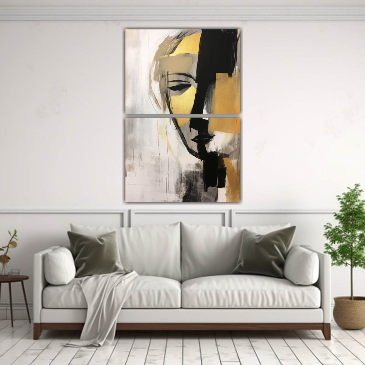 PINTURAS DECORATIVAS DE COMPOSICIÓN DINÁMICA 40X60 CM - 2