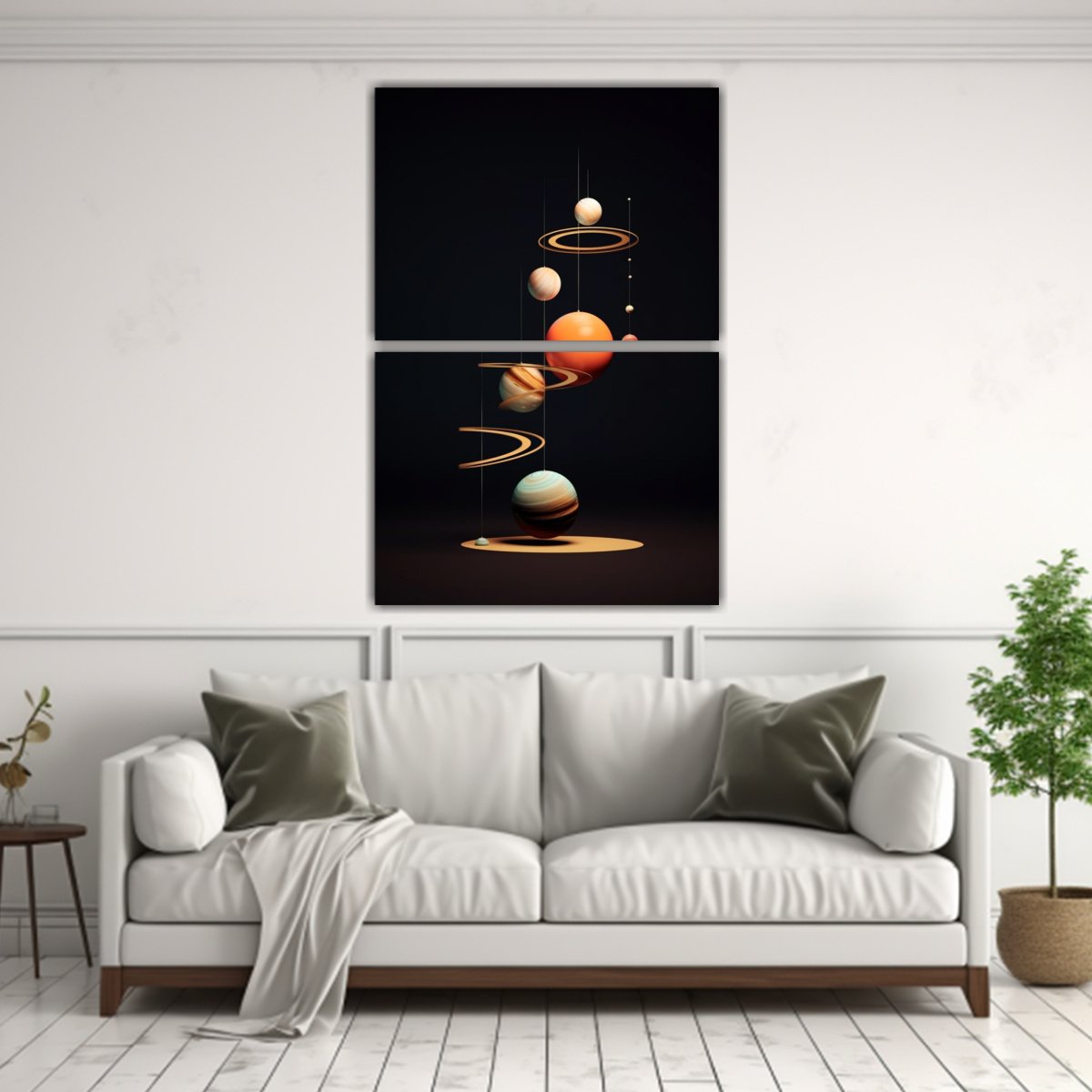 PINTURAS DECORATIVAS CREATIVAS DE ALTA 80X120 CM - 2