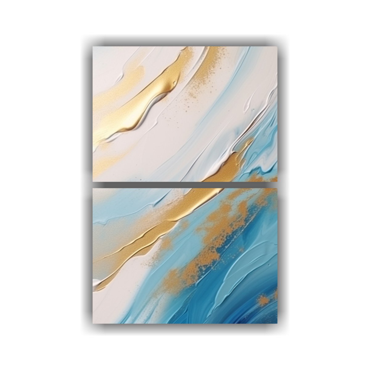 SET DE PINTURAS MODERNAS PARA DECORACIÓN DE PARED 30X40 CM - 1