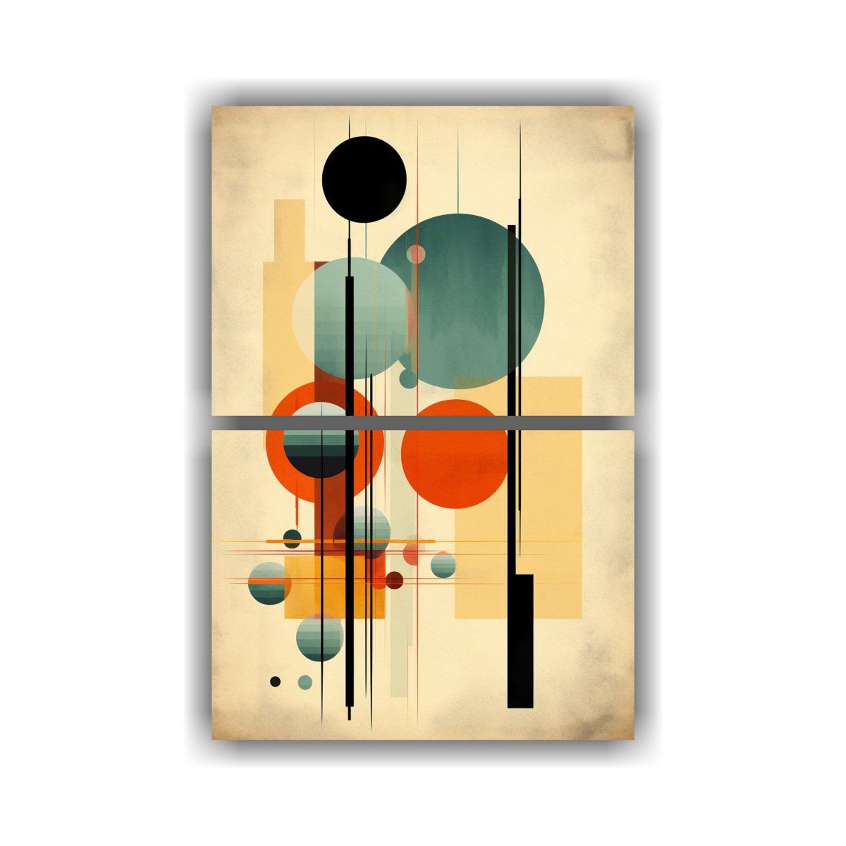 LIENZOS DE TELA MODERNOS INSPIRADOS EN EL ARTE 50X80 CM - 1