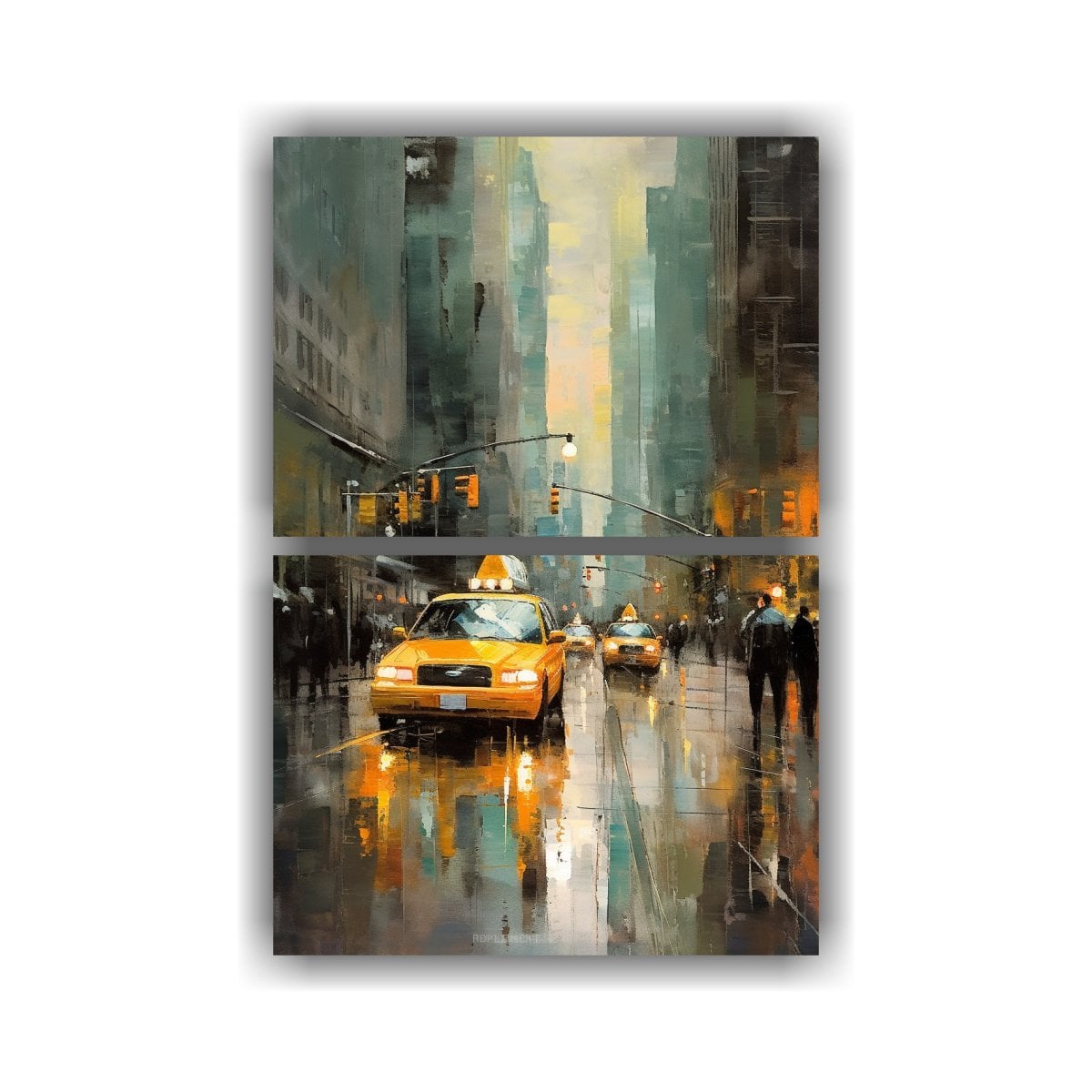 ARTE DE PARED MOVIMIENTO REFLEJO DE JOHN SLATON 80X120 CM - 1