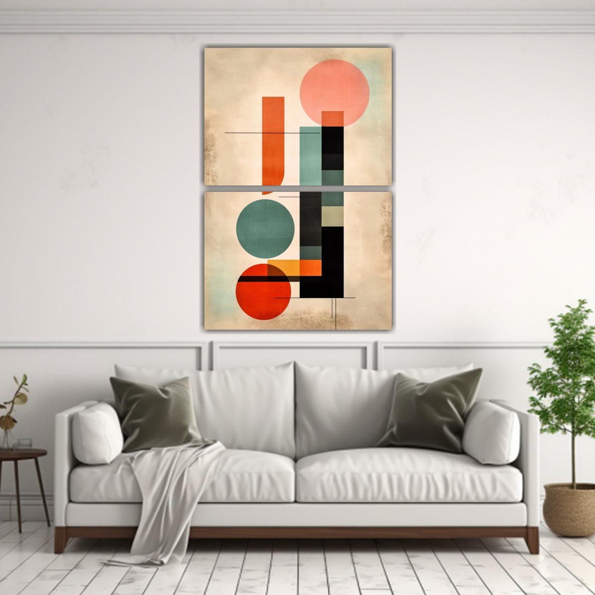 PINTURA ABSTRACTA INTENSA ESTILO PAUL KLEE PARA 30X40 CM - 2