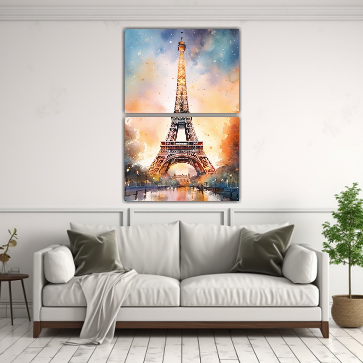 PINTURAS DECORATIVAS EN LIENZO HERMOSO CON 80X120 CM - 2