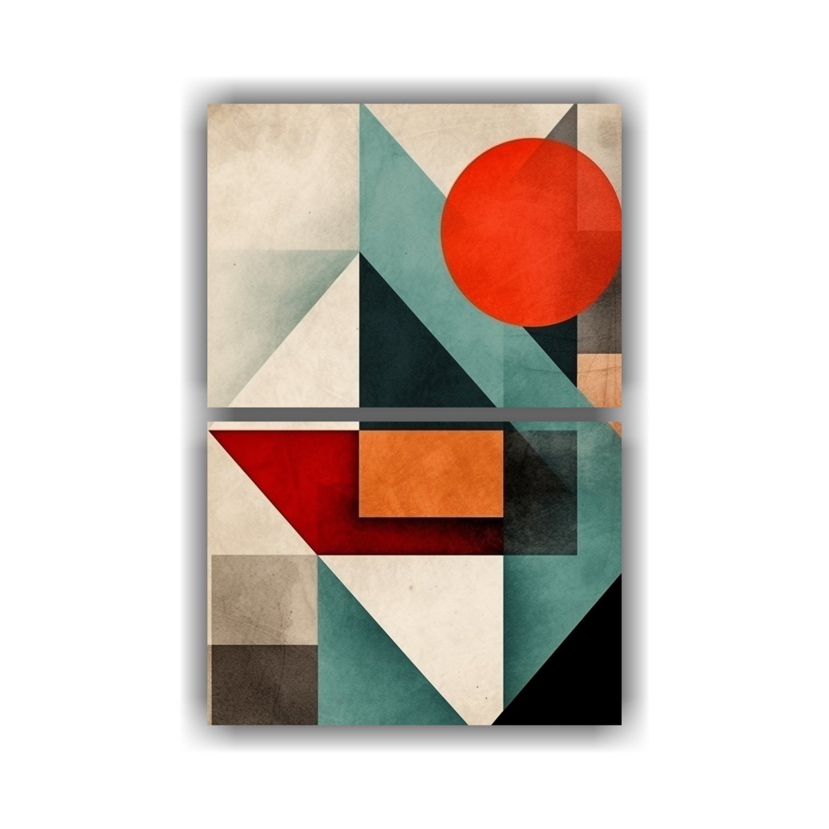 DIPTICO IMPRESO ESPACIO ARTE ABSTRACTO 50X80 CM - 1
