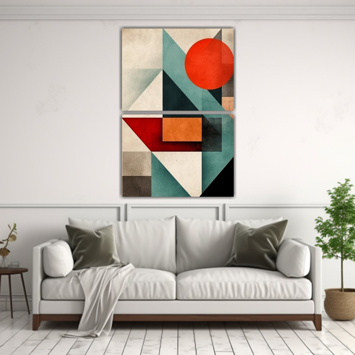 DIPTICO IMPRESO ESPACIO ARTE ABSTRACTO 50X80 CM - 2